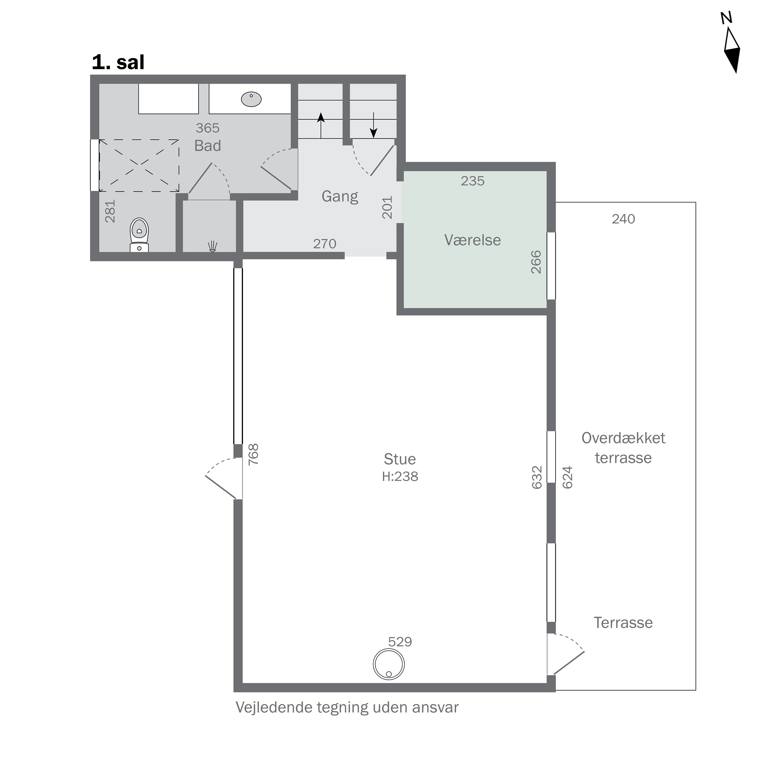 Plantegninger billede af Funder Bakke 55, 8600 Silkeborg