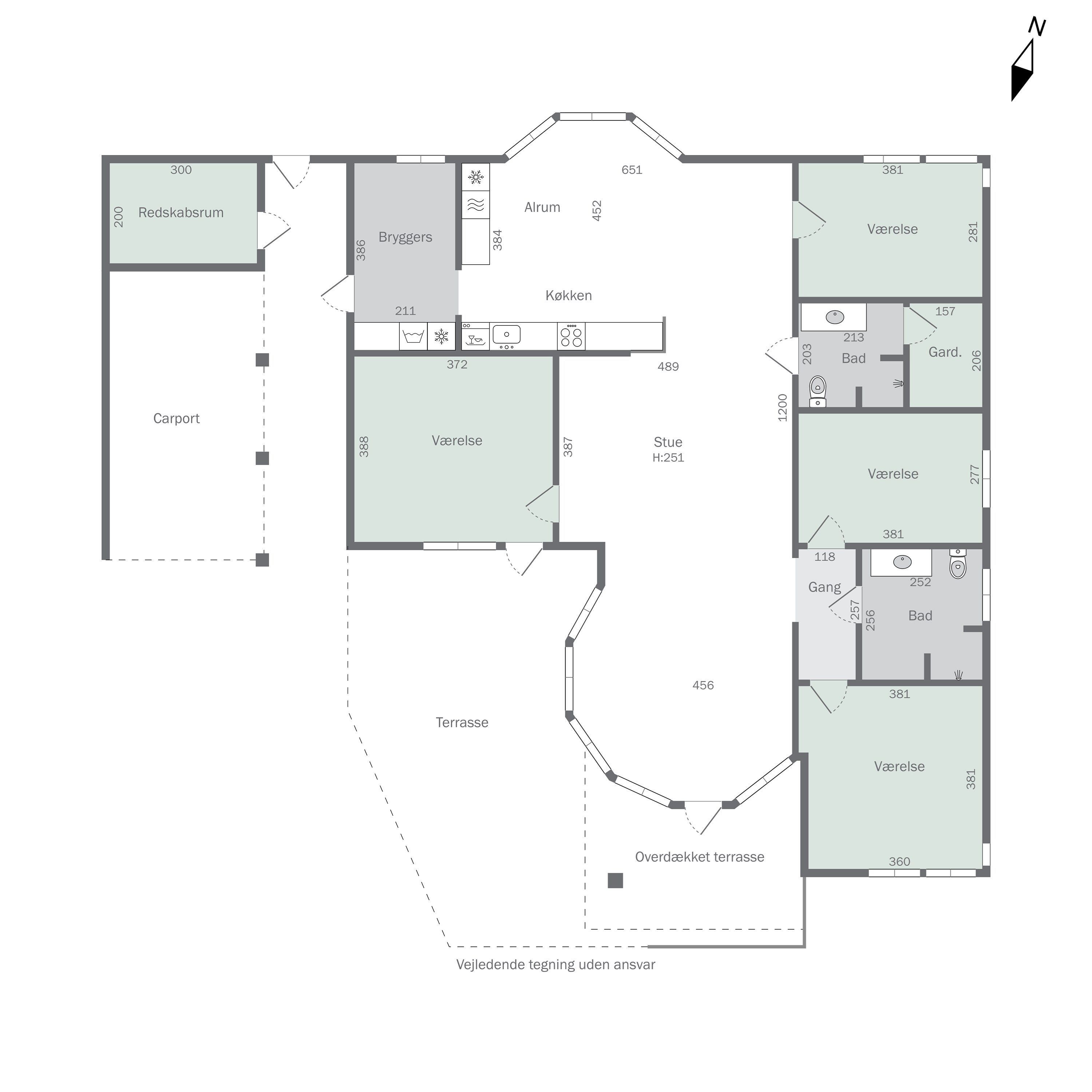 Plantegninger billede af Hanevænget 9, Hanehoved, 3300 Frederiksværk