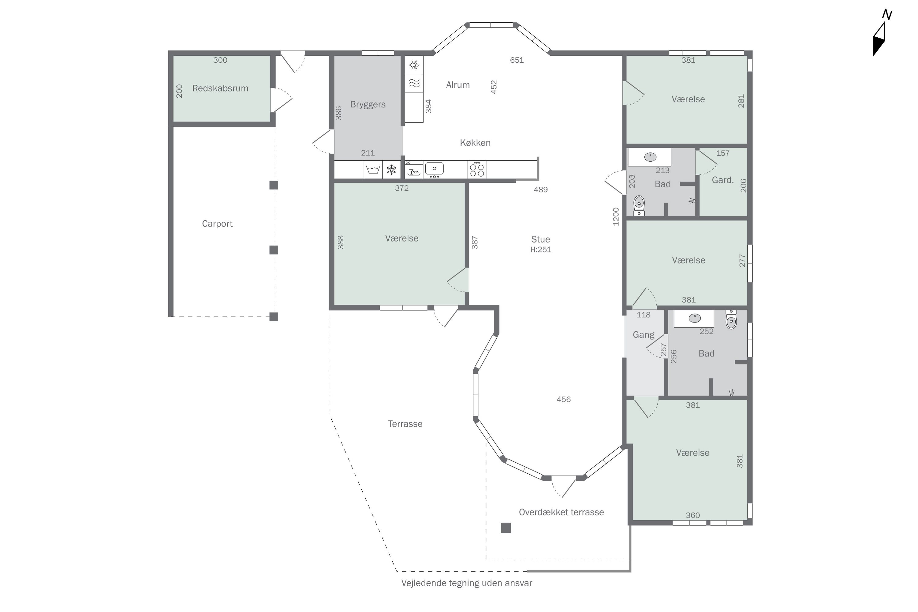Plantegninger billede af Hanevænget 9, Hanehoved, 3300 Frederiksværk