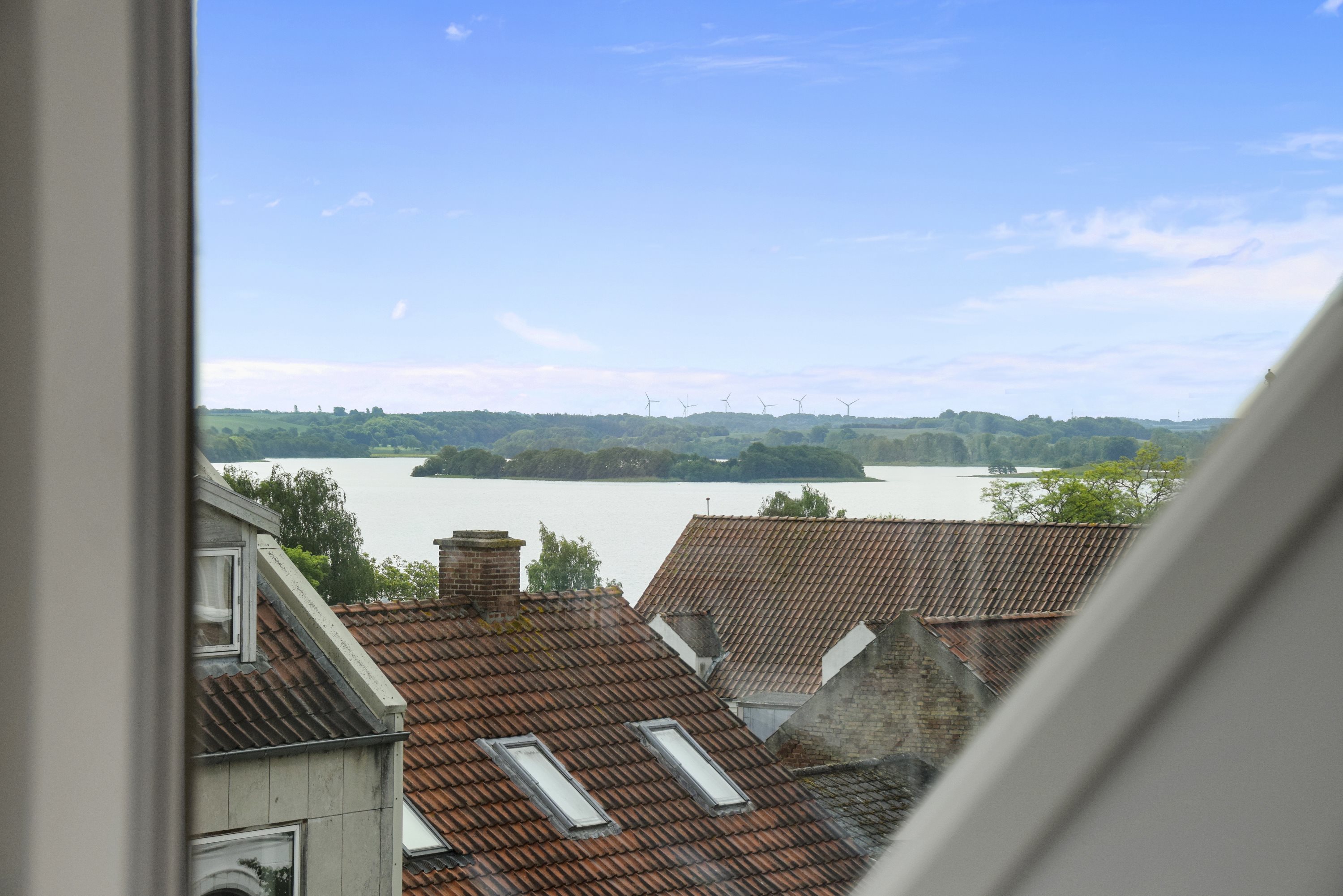 Miniaturebillede 1: udsigt fra lejligheden. Billede af Adelgade 95, 4., 8660 Skanderborg