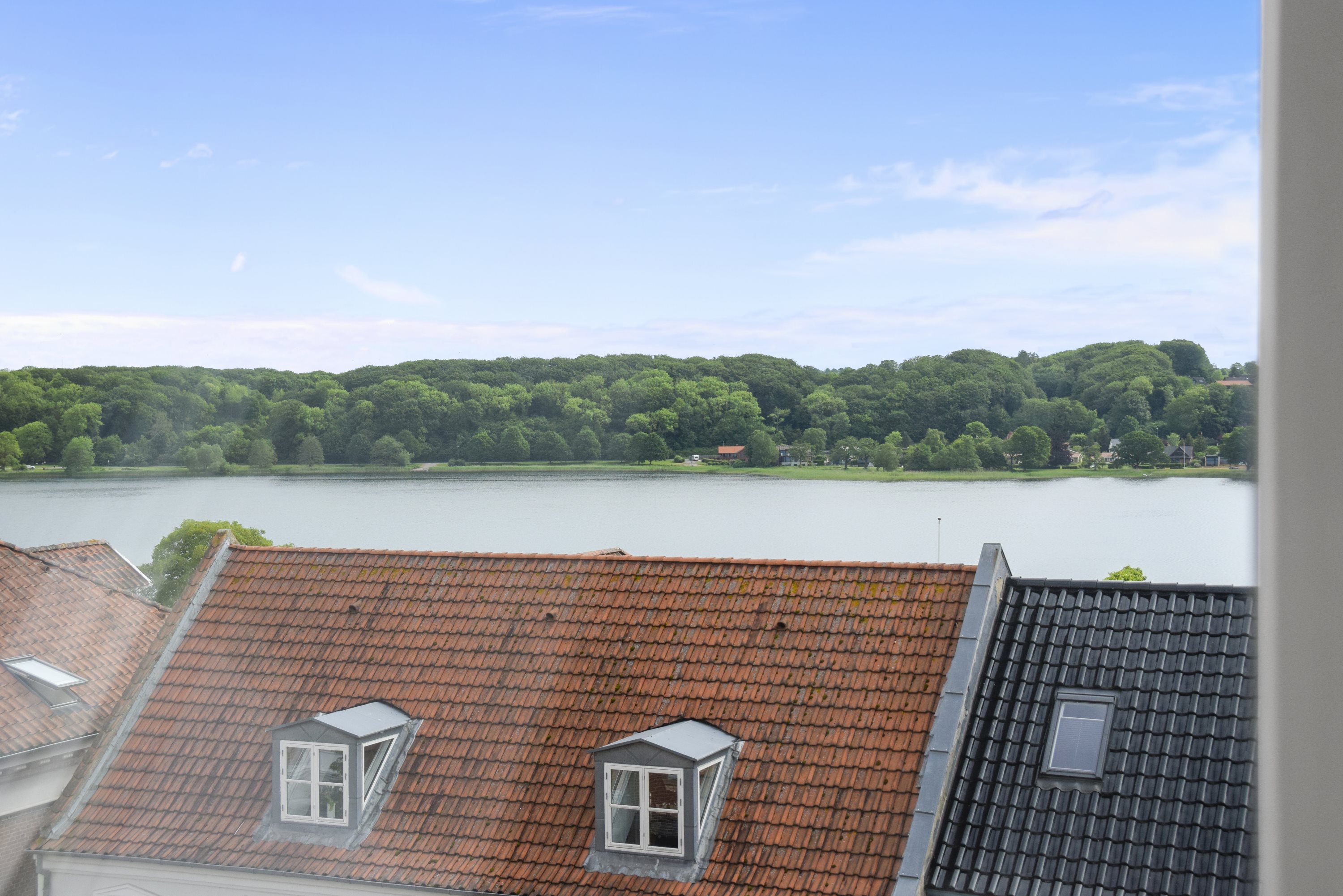 Ejerlejlighed: Udsigt fra lejligheden på Adelgade 95, 4., 8660 Skanderborg