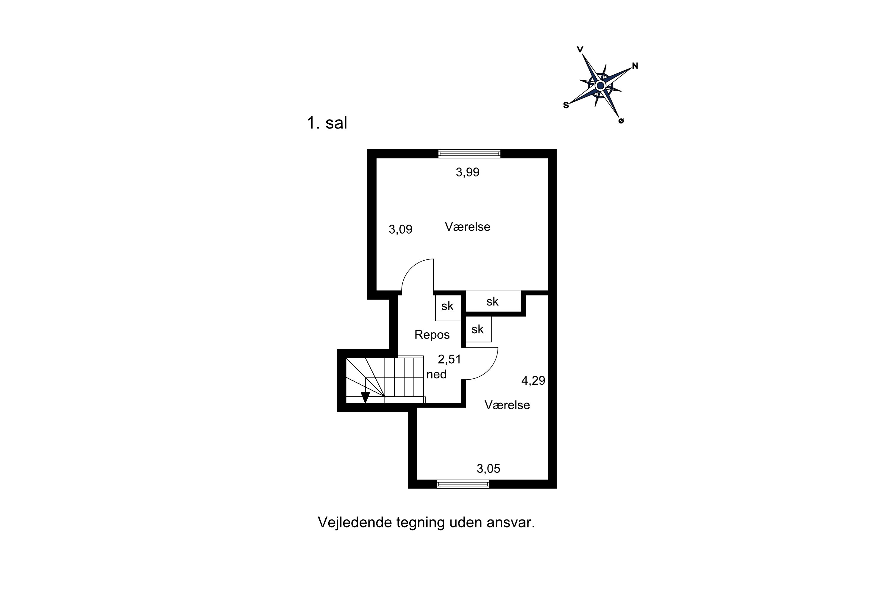 Plantegninger billede af Bredgade 28, Bred, 5492 Vissenbjerg