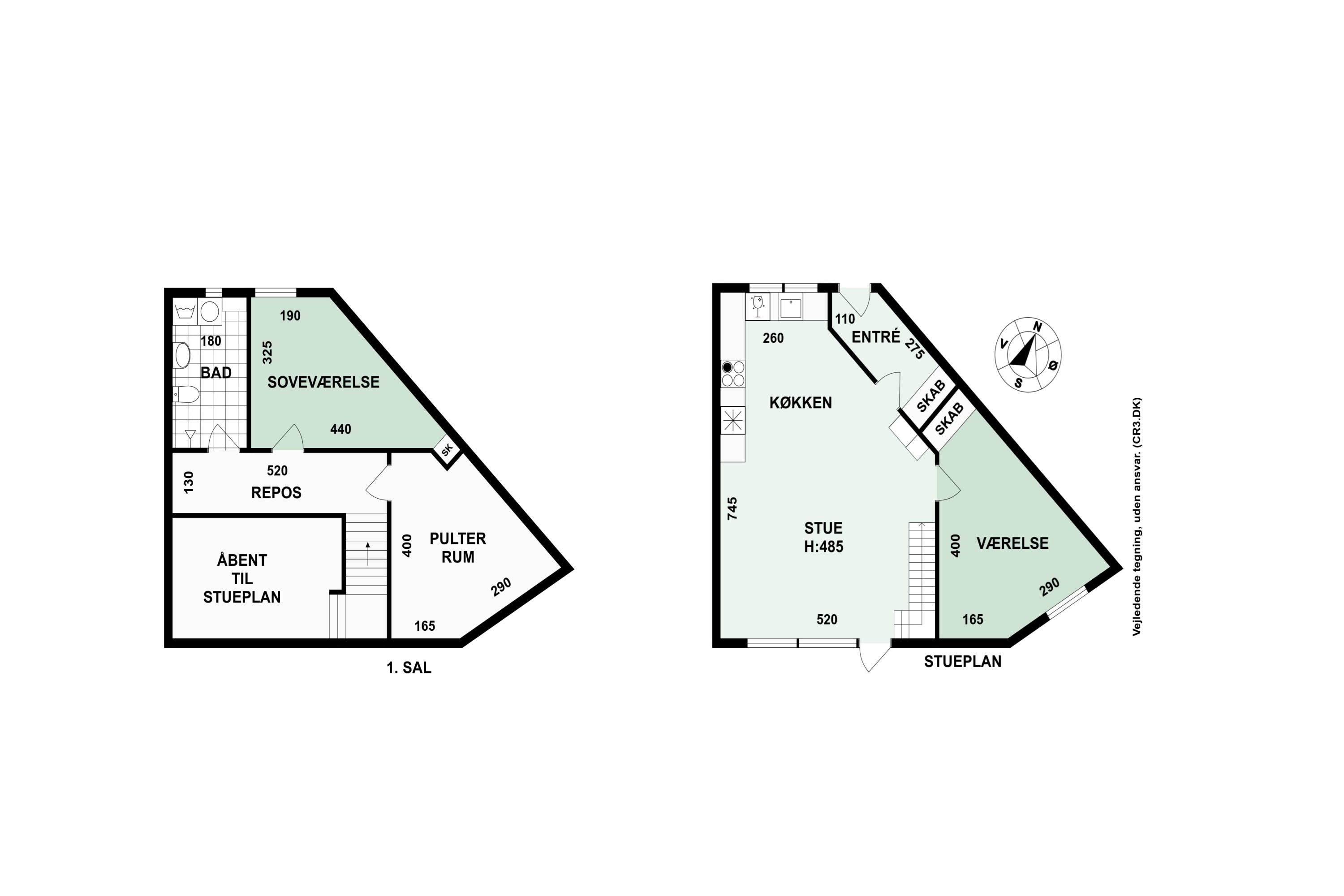 Plantegninger billede af Langebjergvej 560, 3050 Humlebæk