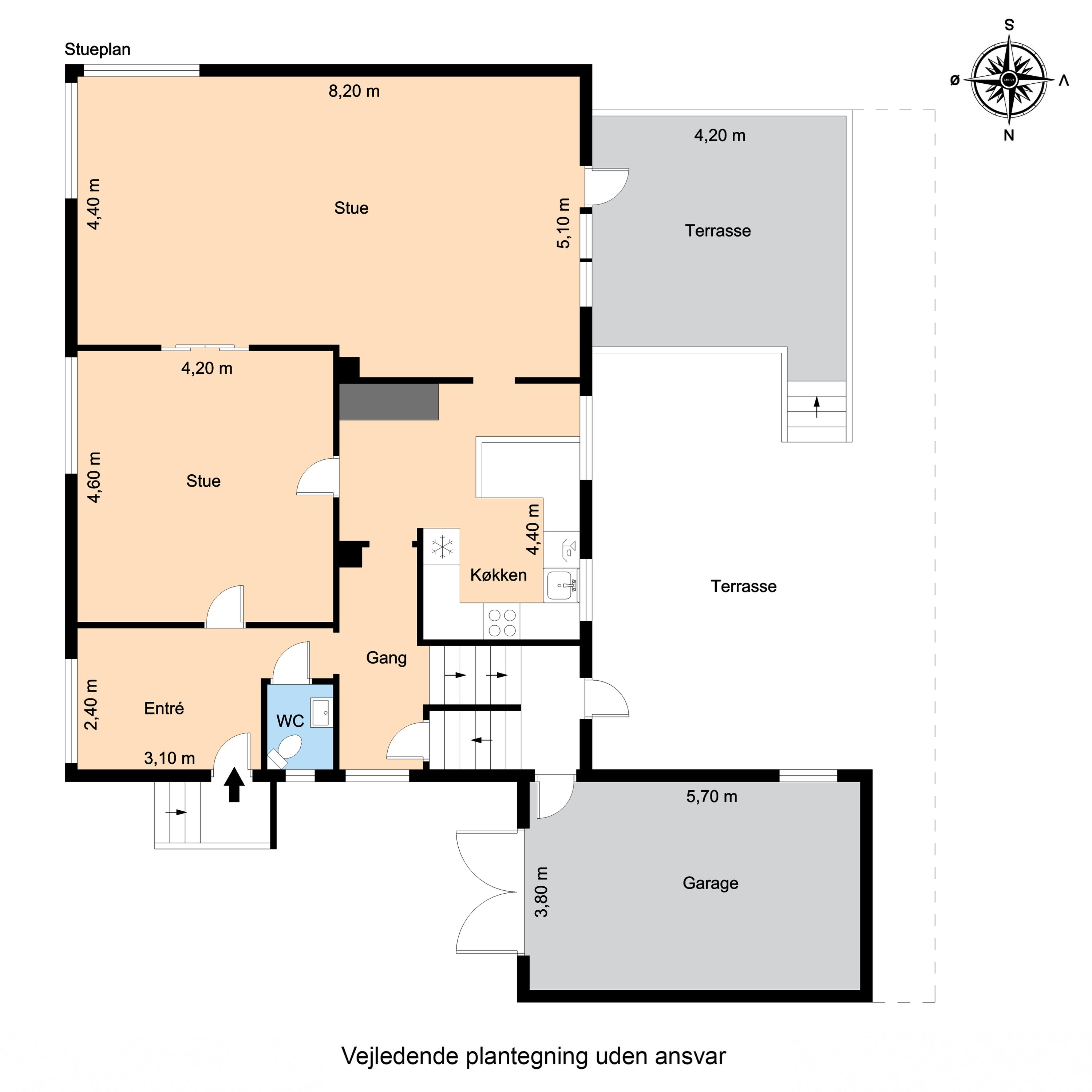 Plantegninger billede af Snødevej 71, Snøde, 5953 Tranekær