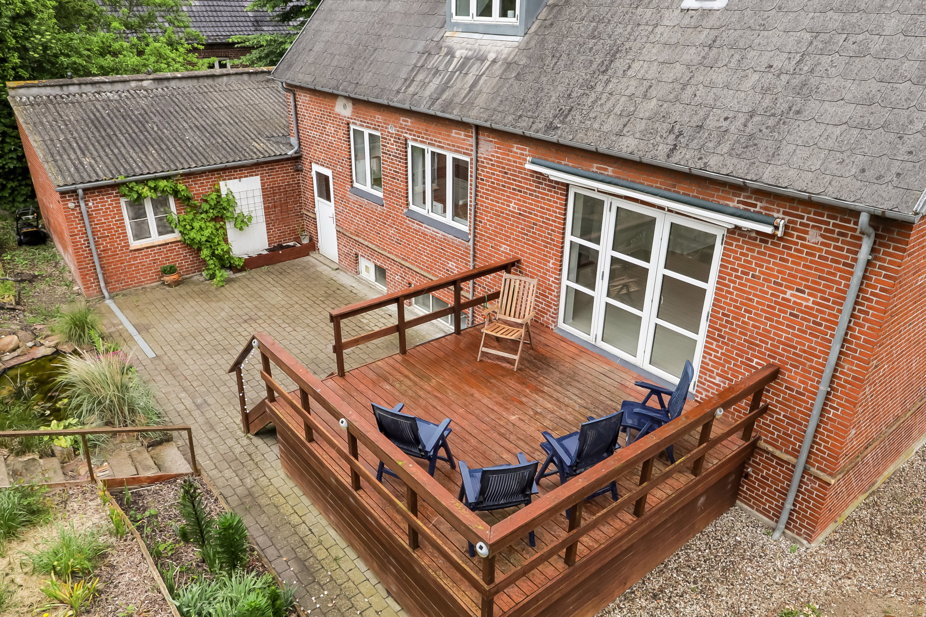 Fremhævet terrasse billede i fuldskærmstilstand. Billede af Snødevej 71, Snøde, 5953 Tranekær