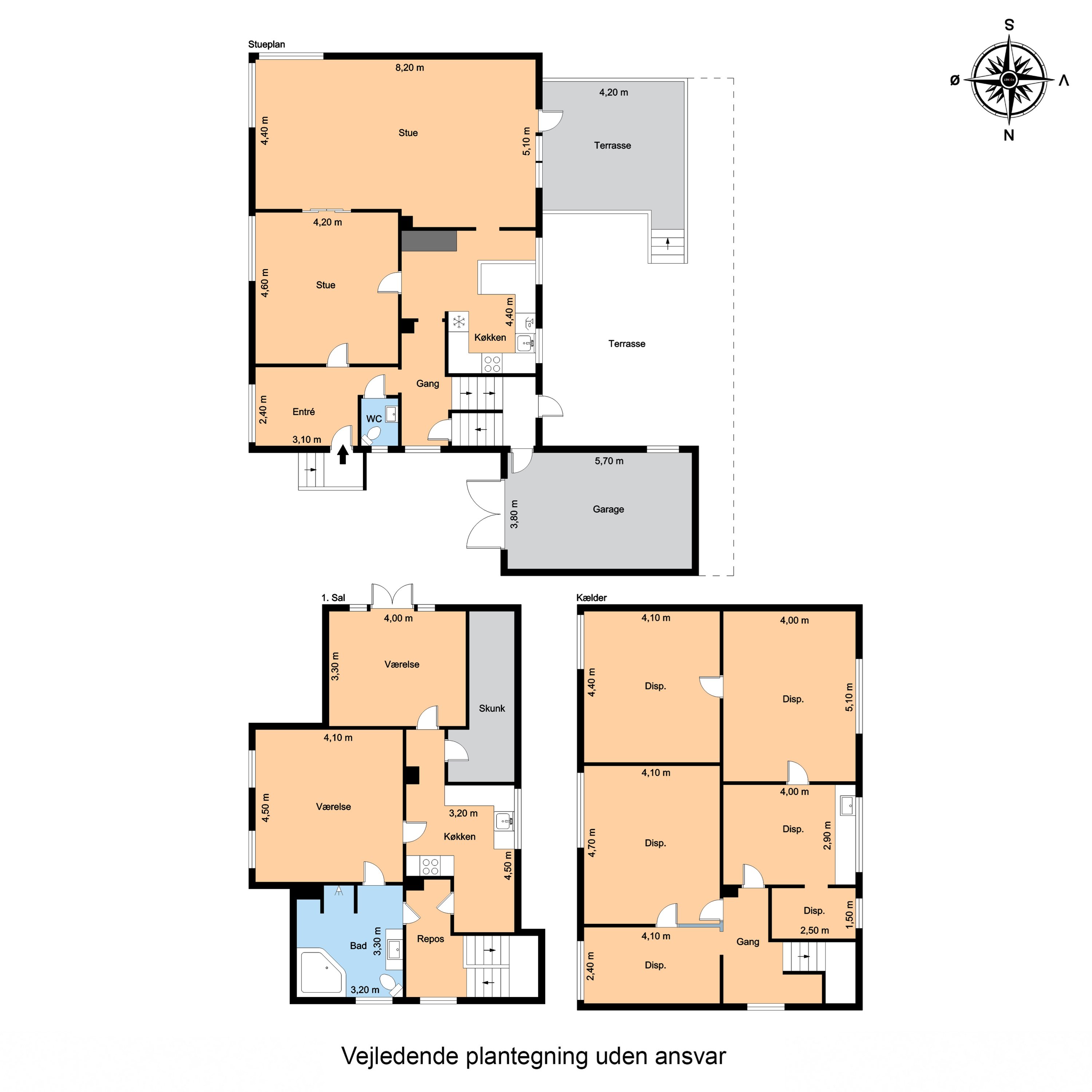 Plantegninger billede af Snødevej 71, Snøde, 5953 Tranekær