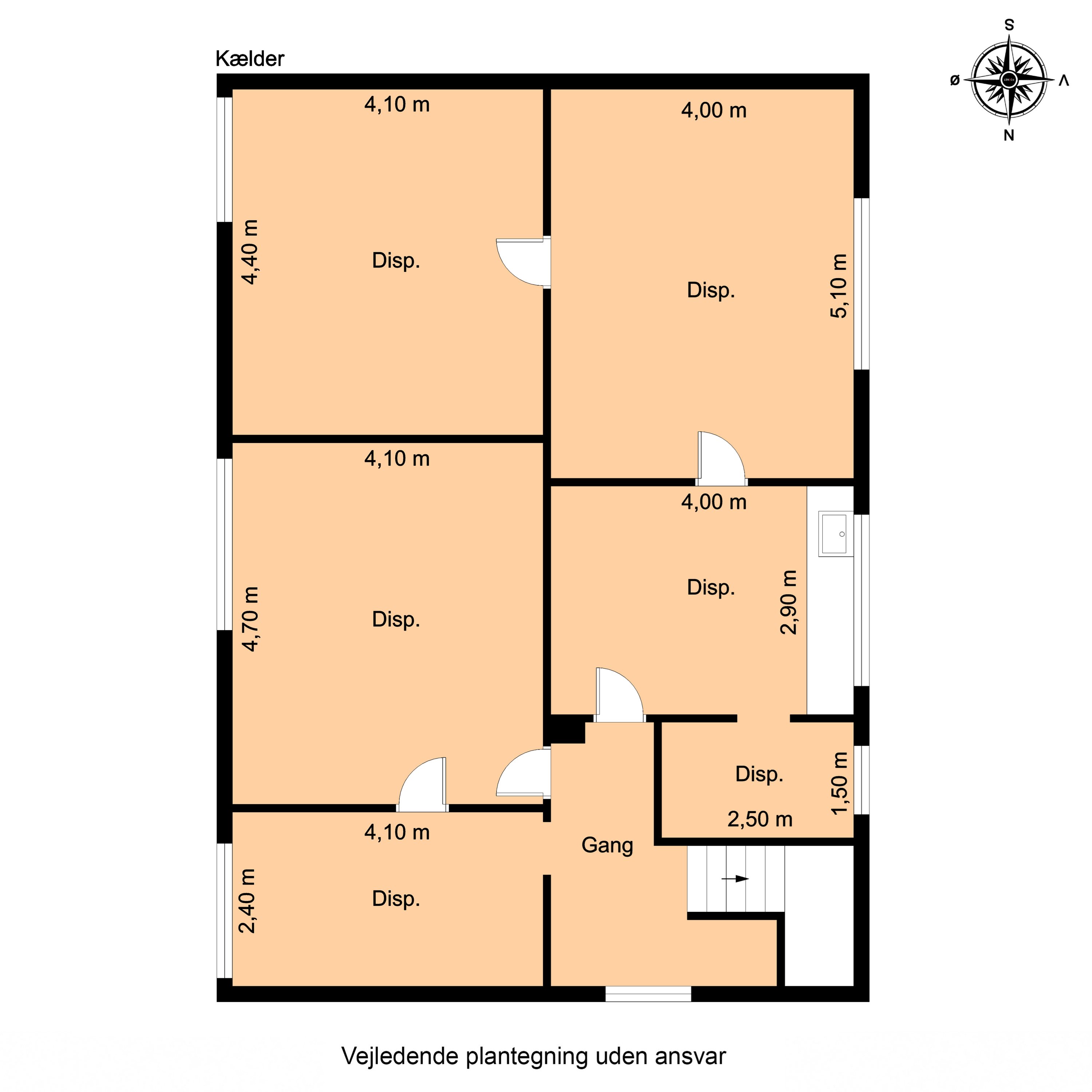 Plantegninger billede af Snødevej 71, Snøde, 5953 Tranekær
