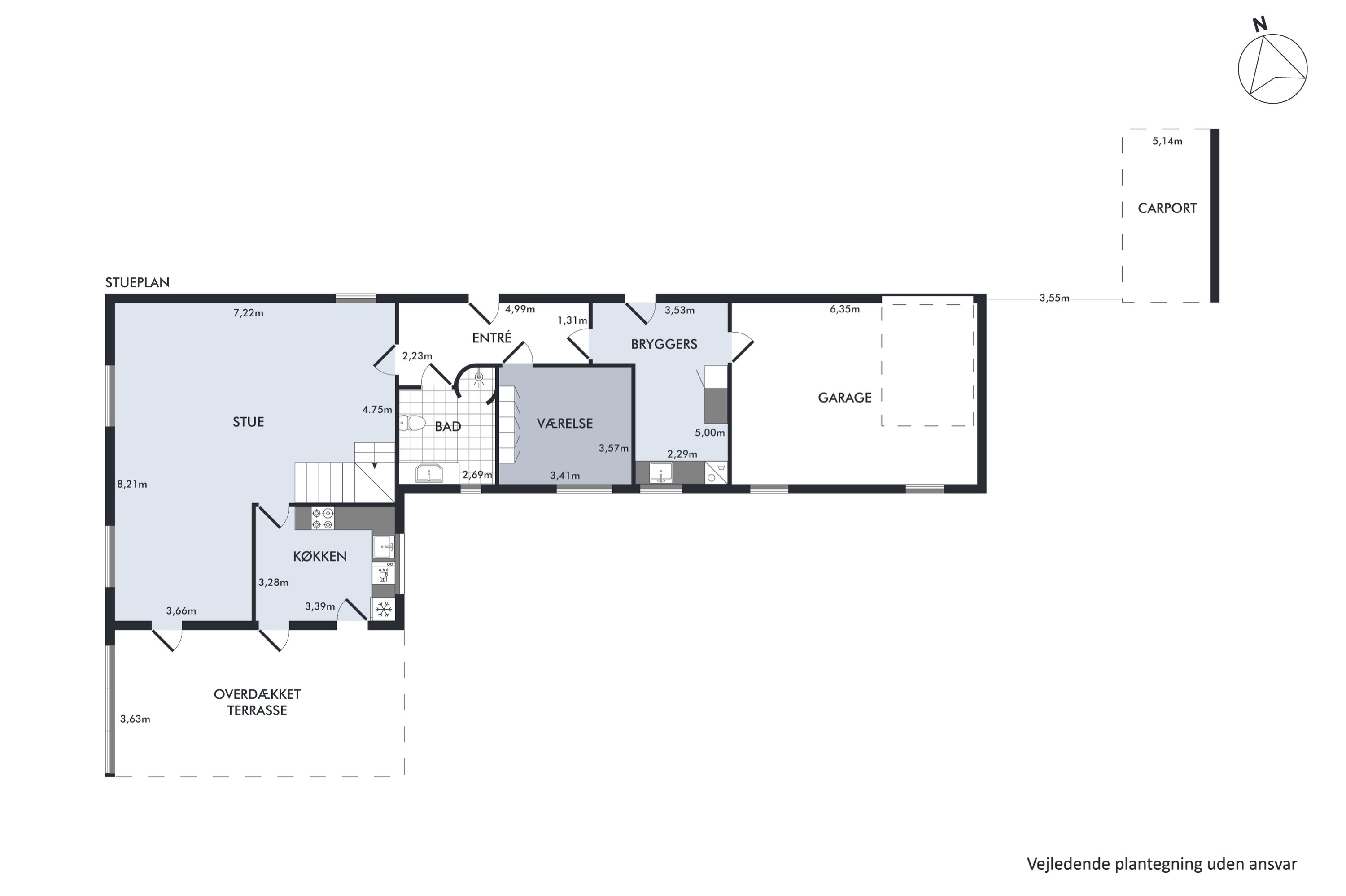 Plantegninger billede af Morsingvej 12, Tæbring, 7900 Nykøbing M