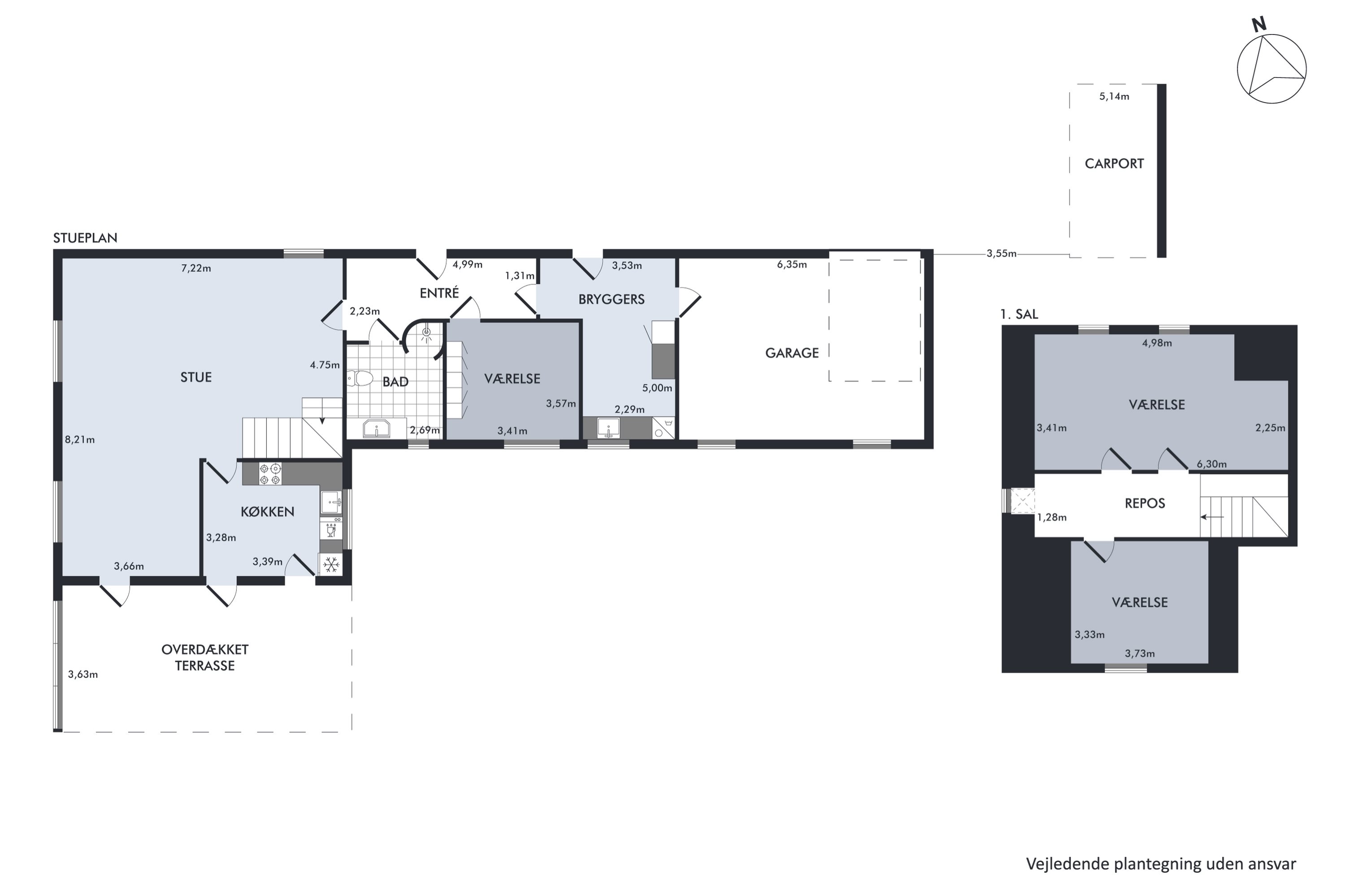 Plantegninger billede af Morsingvej 12, Tæbring, 7900 Nykøbing M