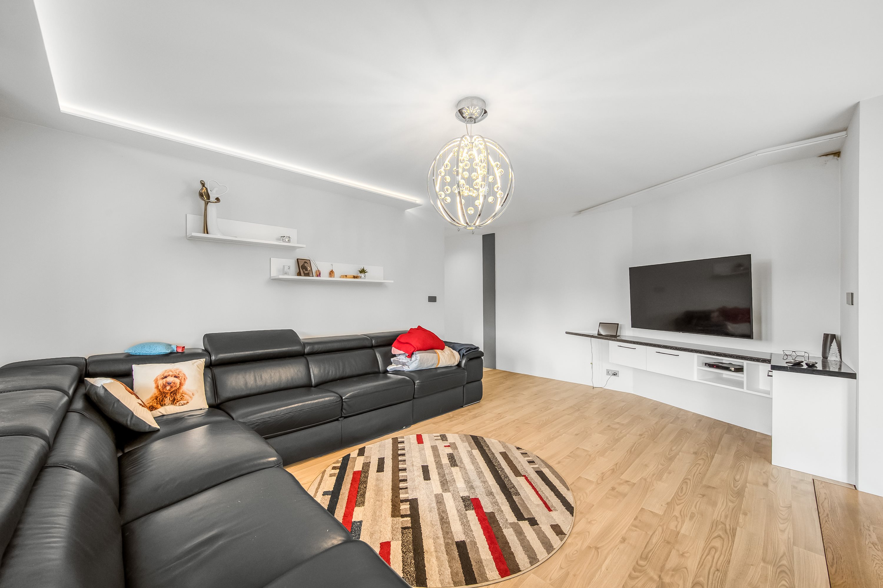 Fremhævet stue billede i fuldskærmstilstand. Billede af Stadionalle 5, Borris, 6900 Skjern