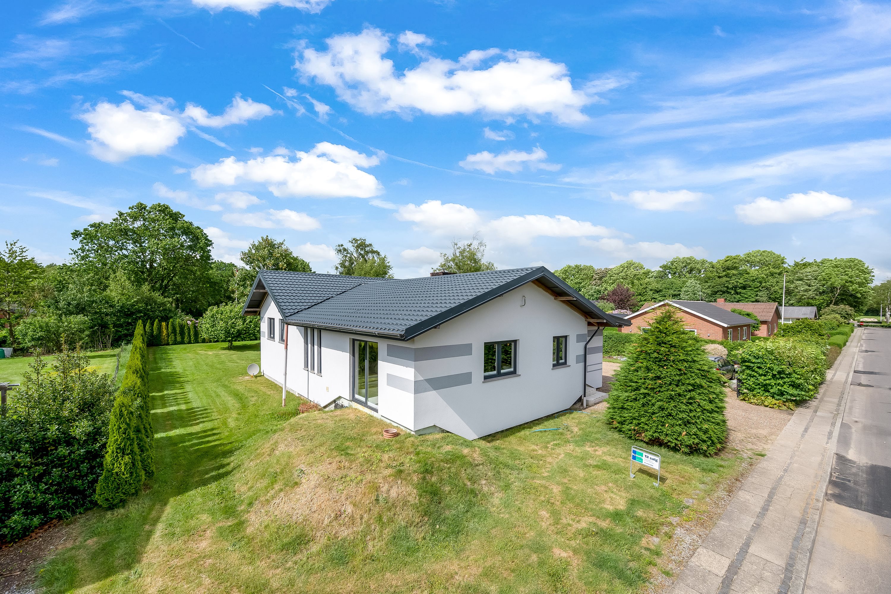 Miniaturebillede 1: facade. Billede af Stadionalle 5, Borris, 6900 Skjern