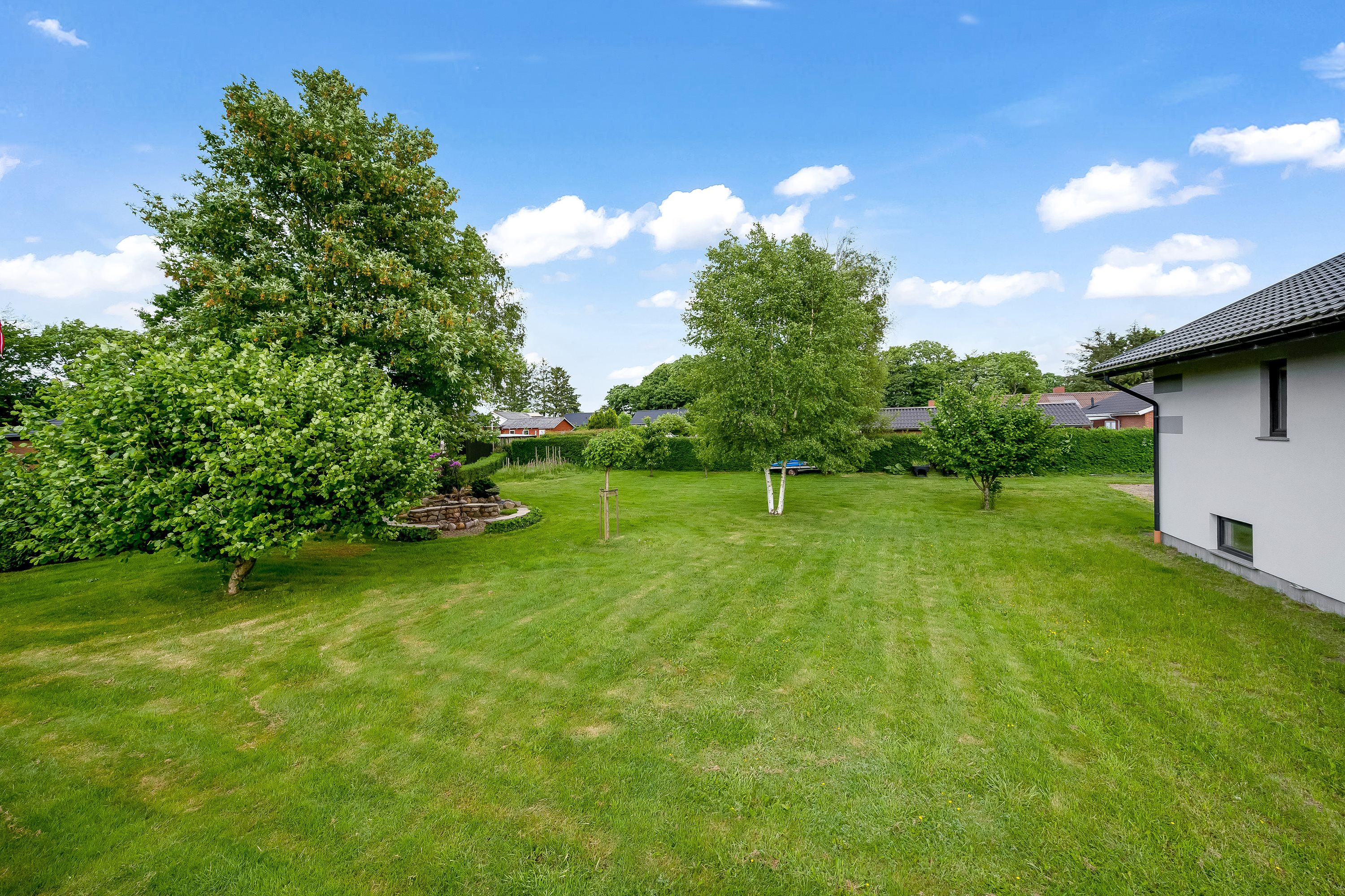 Fremhævet facade billede i fuldskærmstilstand. Billede af Stadionalle 5, Borris, 6900 Skjern