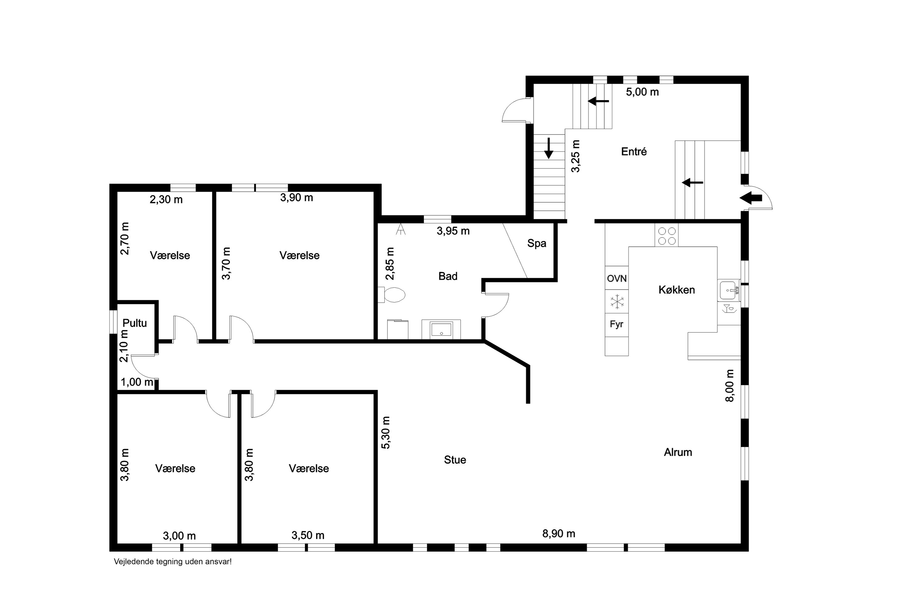 Plantegninger billede af Stadionalle 5, Borris, 6900 Skjern
