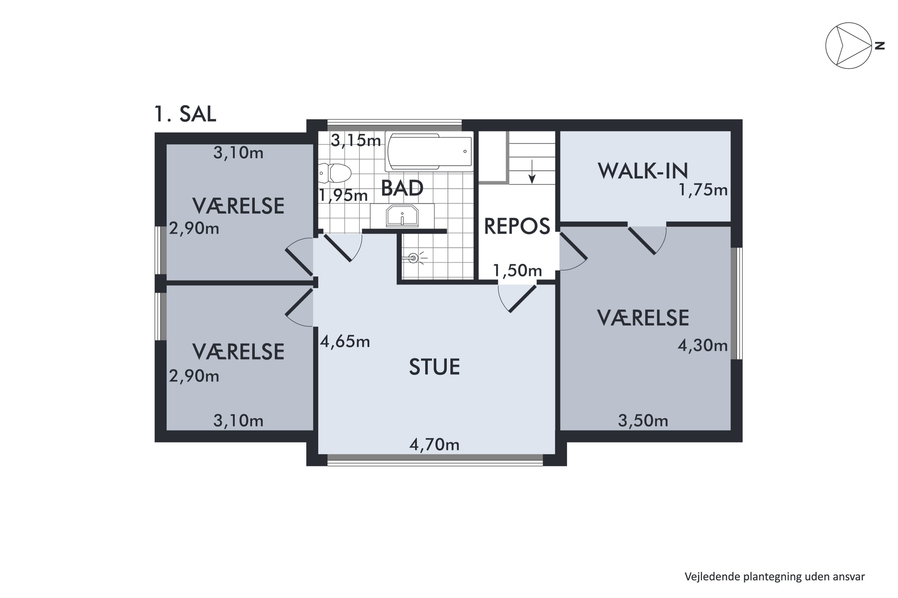 Plantegninger billede af Hjedsbækvej 71, Sørup, 9530 Støvring