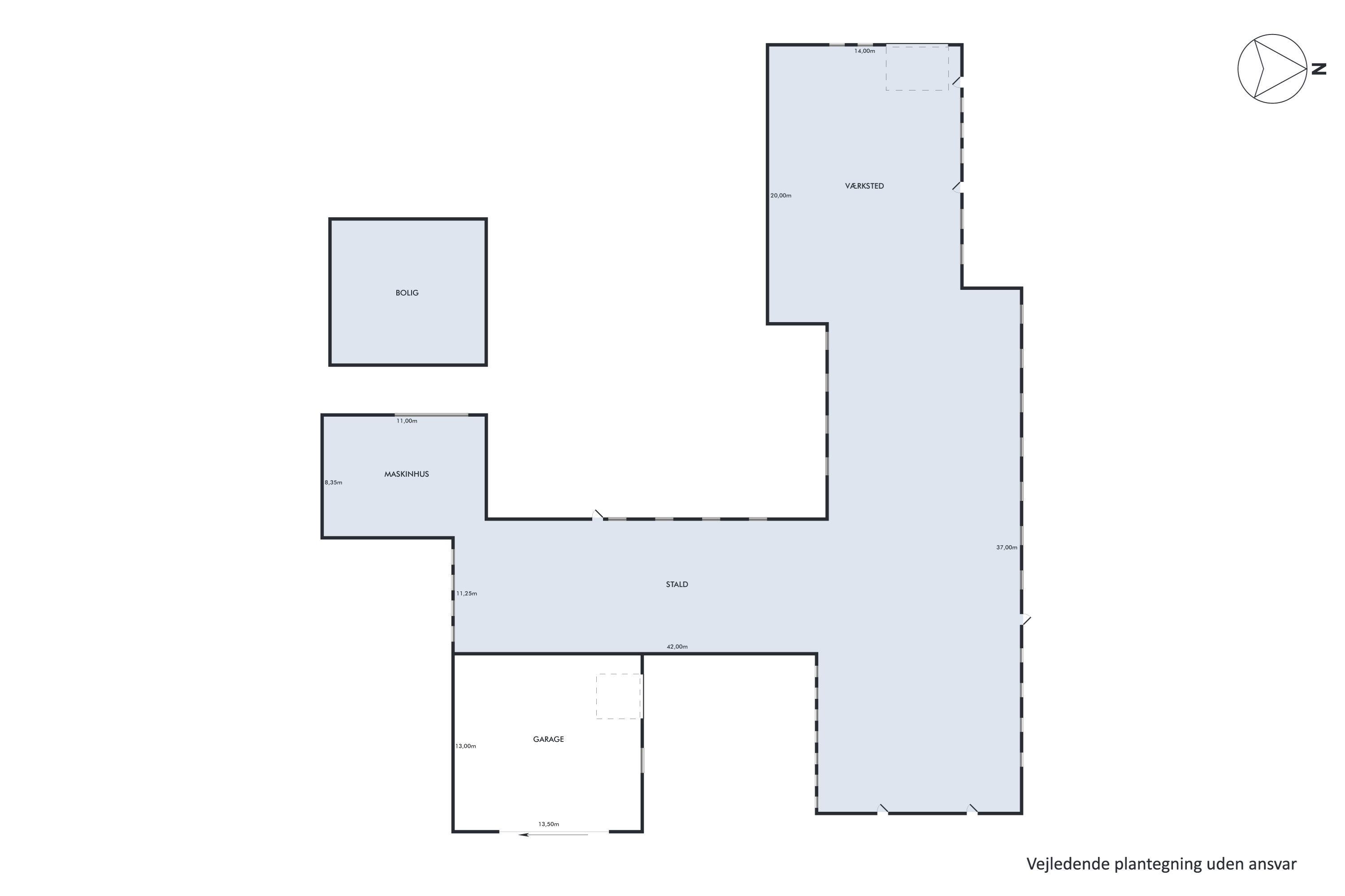 Plantegninger billede af Hjedsbækvej 71, Sørup, 9530 Støvring