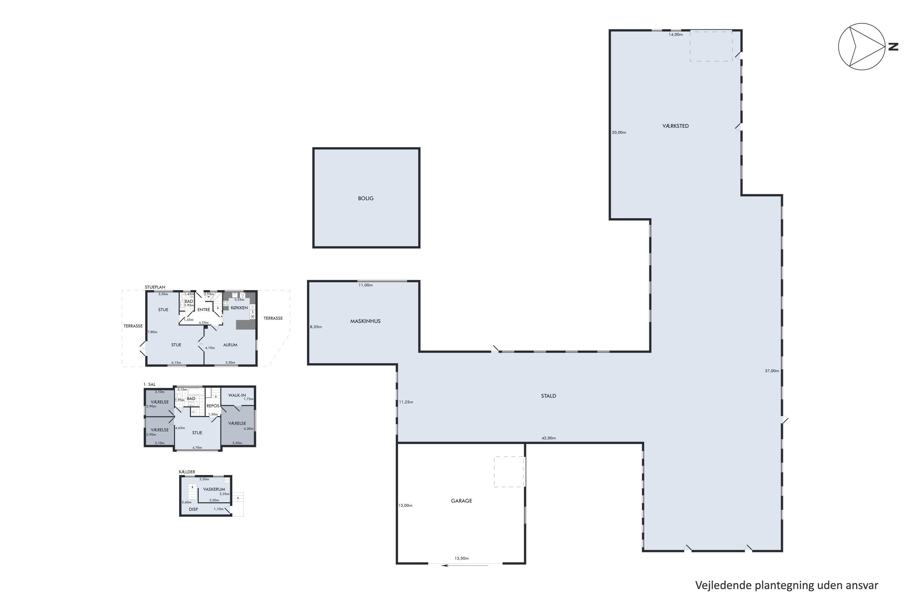 Plantegninger billede af Hjedsbækvej 71, Sørup, 9530 Støvring