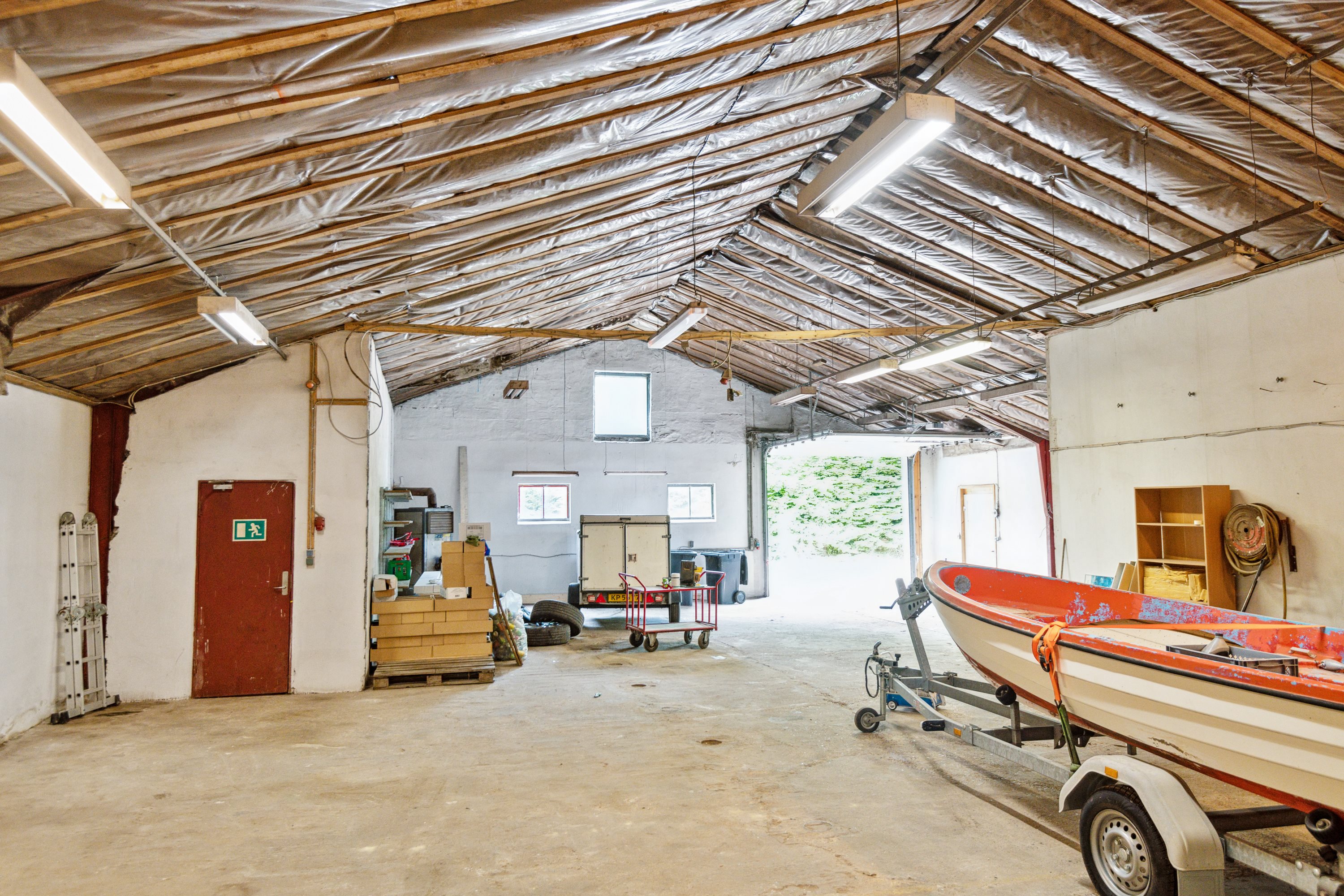 Fremhævet garage billede i fuldskærmstilstand. Billede af Hjedsbækvej 71, Sørup, 9530 Støvring