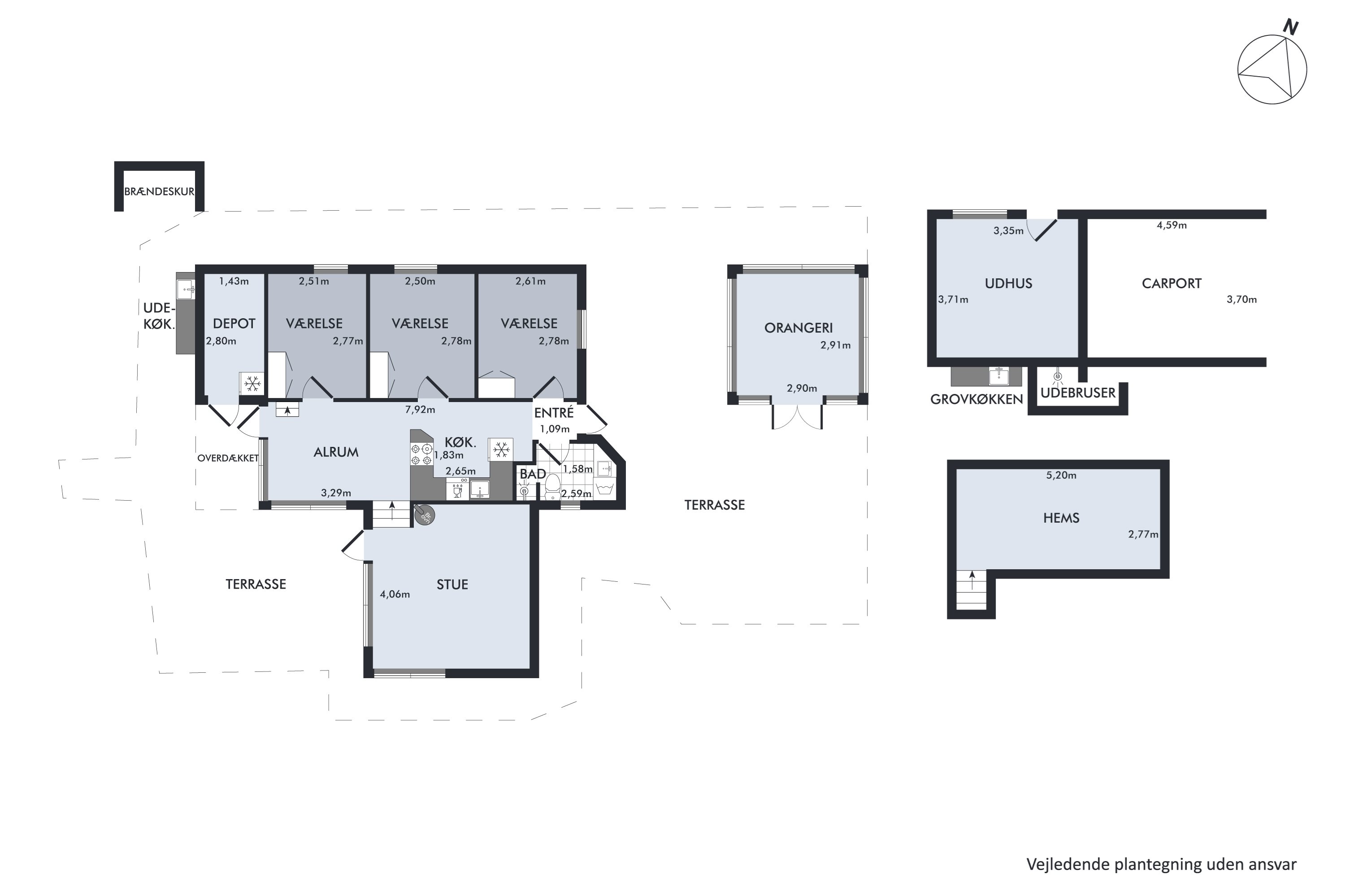 Plantegninger billede af Tangvej 28, Begtrup Vig, 8420 Knebel