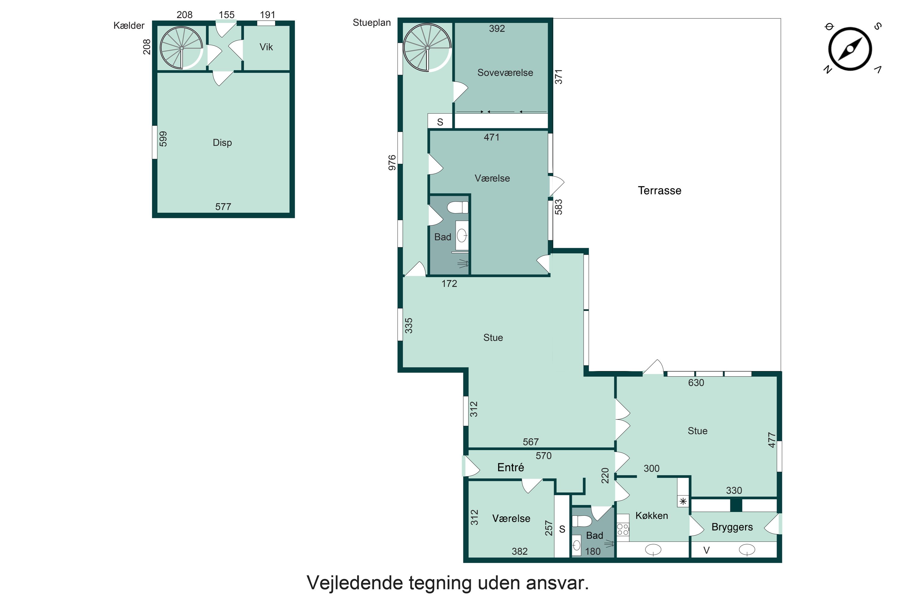Plantegninger billede af Strandpromenaden 38, 8700 Horsens