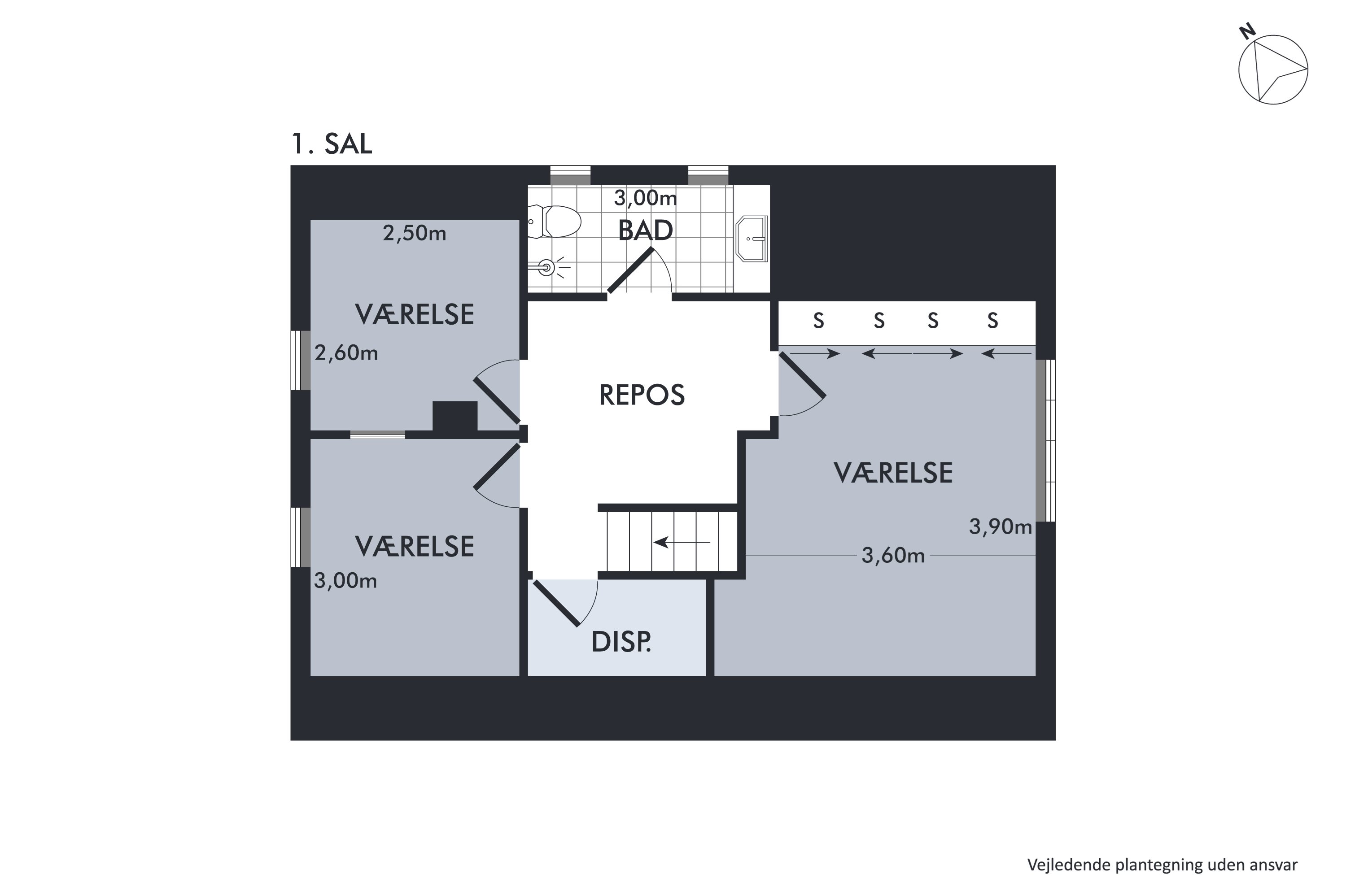 Plantegninger billede af Bybakken 8, Ræhr, 7730 Hanstholm