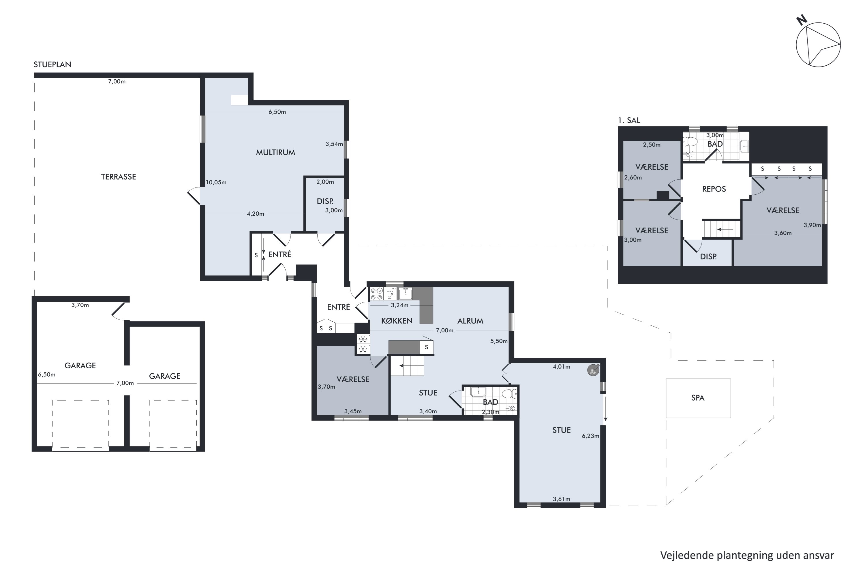 Plantegninger billede af Bybakken 8, Ræhr, 7730 Hanstholm