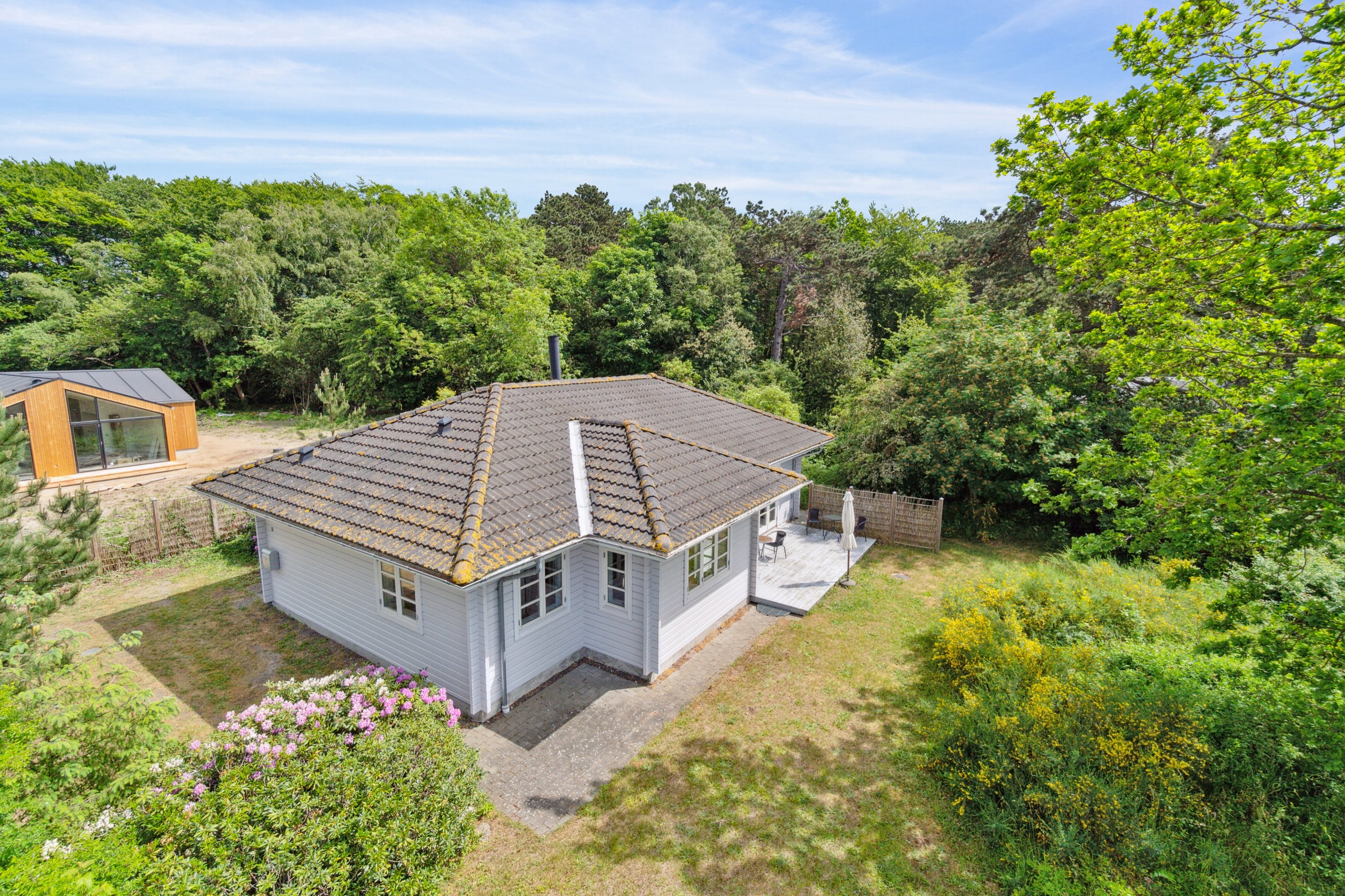 Fremhævet set fra vejen billede i fuldskærmstilstand. Billede af Lersøvej 13, 3700 Rønne