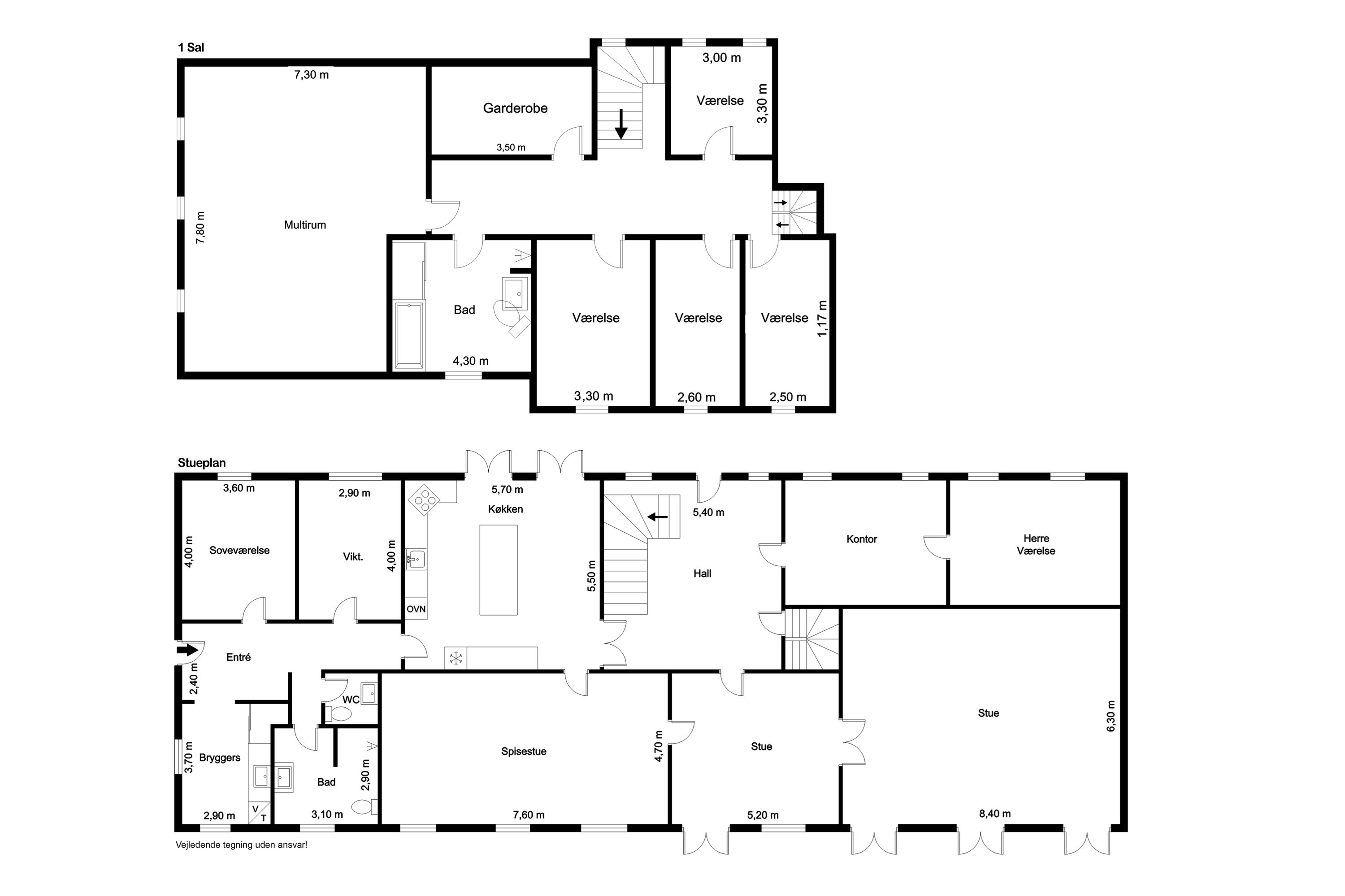 Plantegninger billede af Flensborglandevej 44, St Tønde, 6270 Tønder