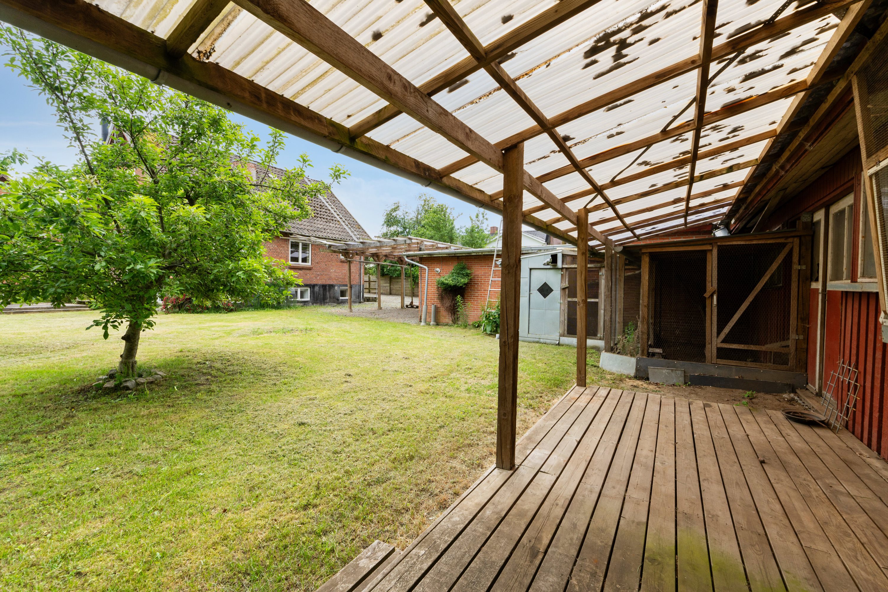 Fremhævet udendørs billede i fuldskærmstilstand. Billede af Nørrevangsvej 12, Demstrup, 8620 Kjellerup