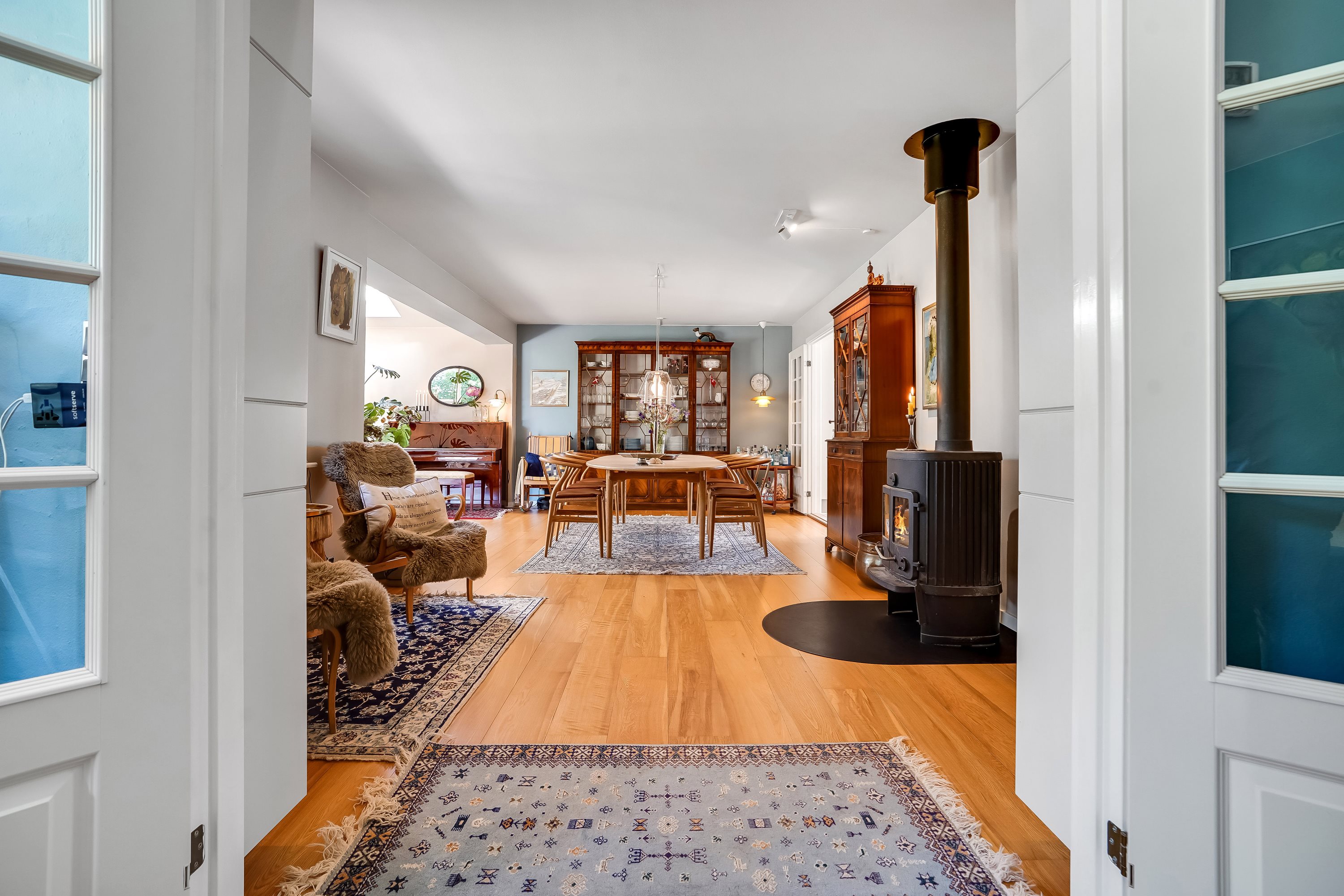 Fremhævet stue billede i fuldskærmstilstand. Billede af Skovgyden 67, Ørritslev Skov, 5450 Otterup