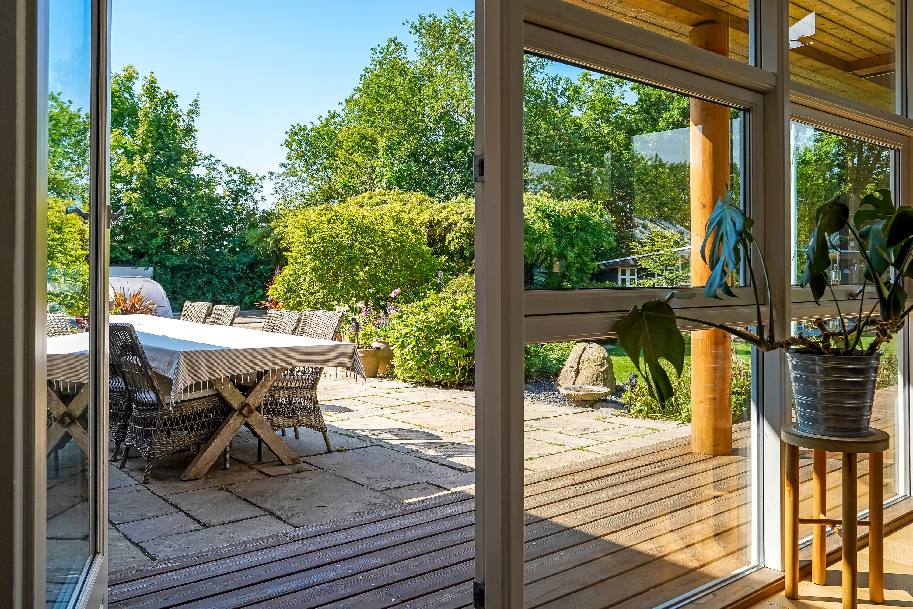Fremhævet terrasse billede i fuldskærmstilstand. Billede af Skovgyden 67, Ørritslev Skov, 5450 Otterup