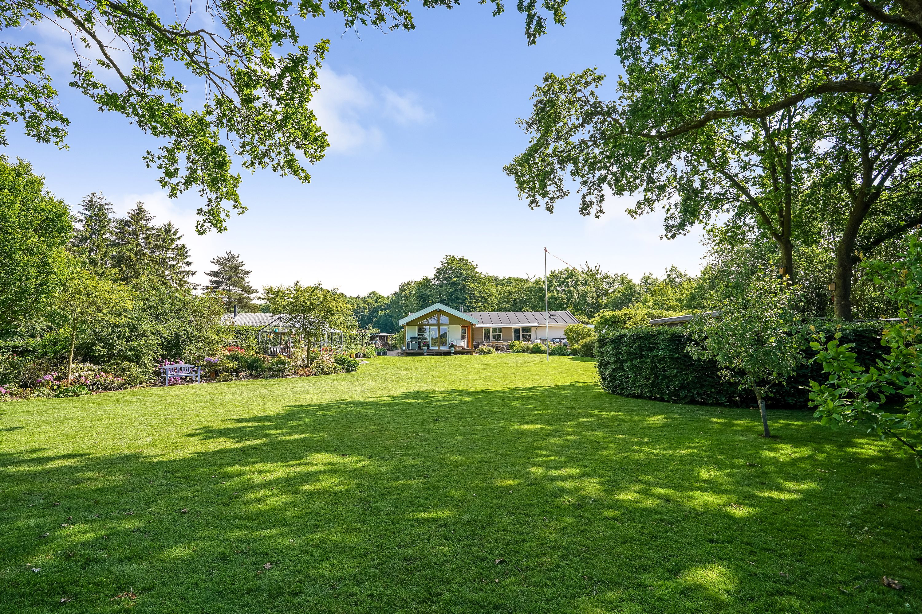 Fremhævet have billede i fuldskærmstilstand. Billede af Skovgyden 67, Ørritslev Skov, 5450 Otterup