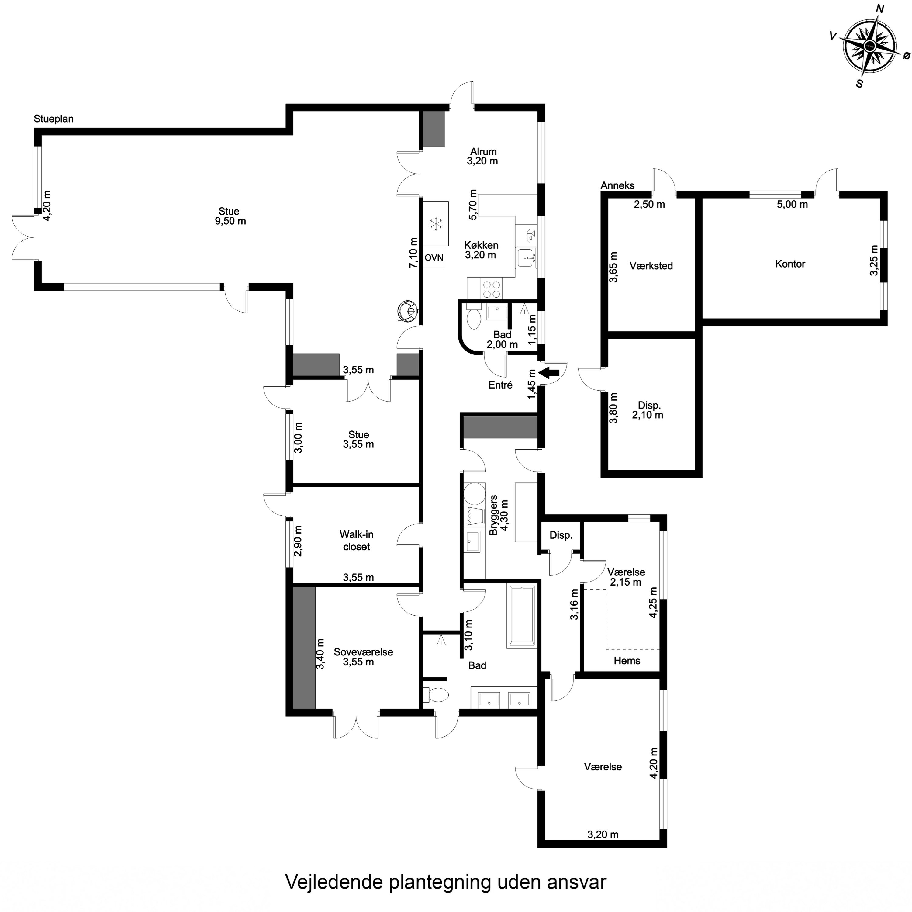Plantegninger billede af Skovgyden 67, Ørritslev Skov, 5450 Otterup