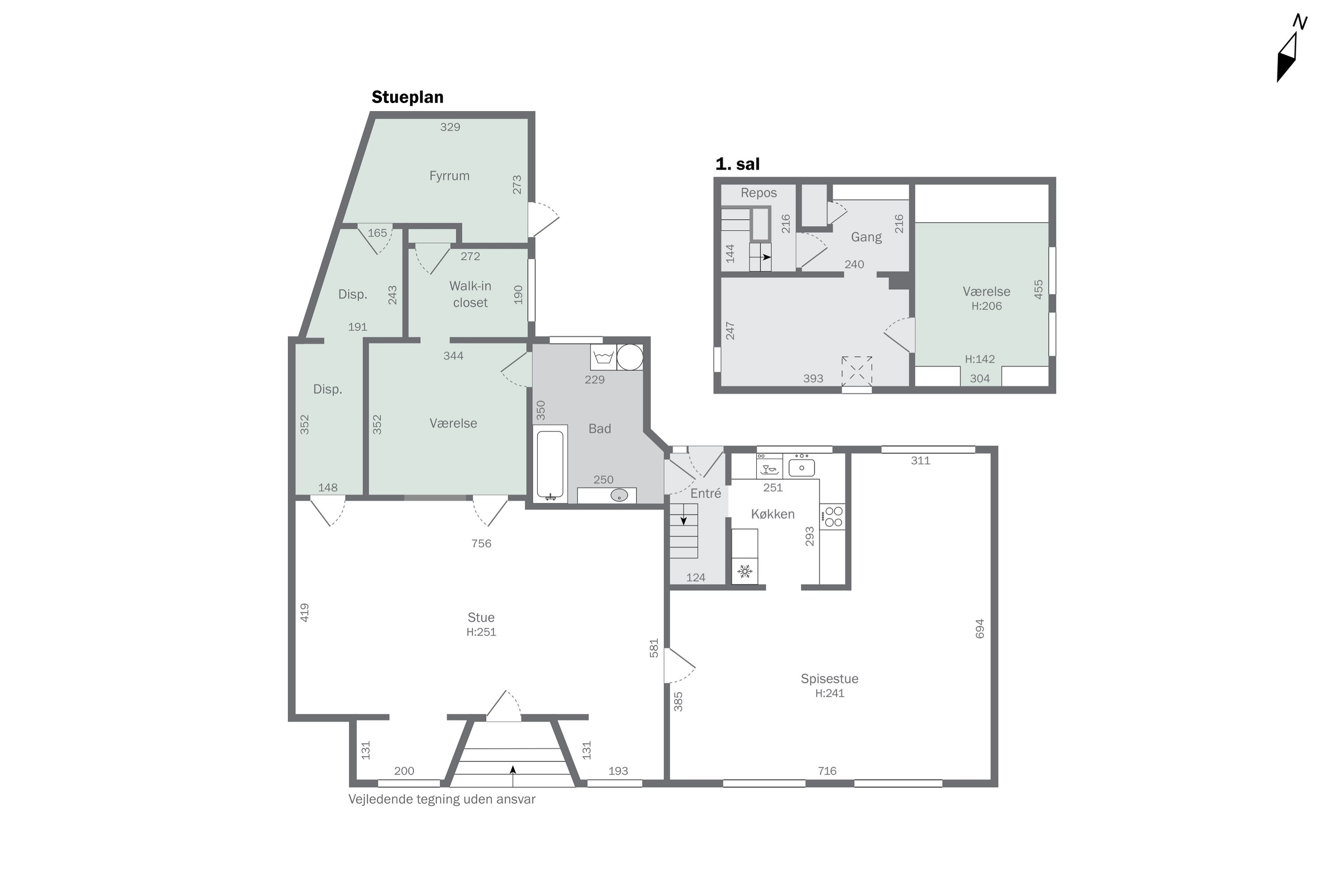 Plantegninger billede af Højby Hovedgade 76, 4573 Højby