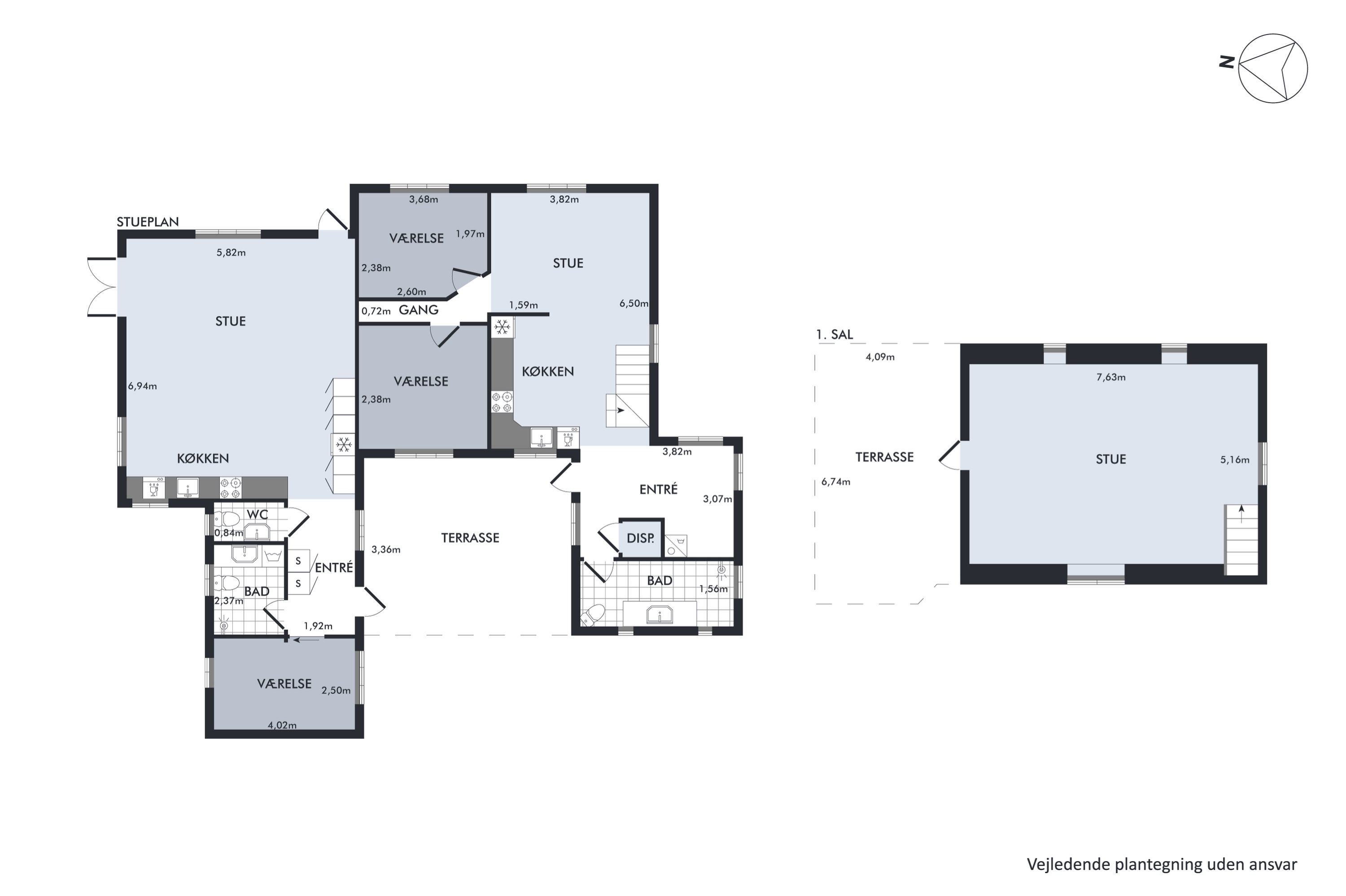 Plantegninger billede af Vesterhavsgade 148, Vorupør, 7700 Thisted