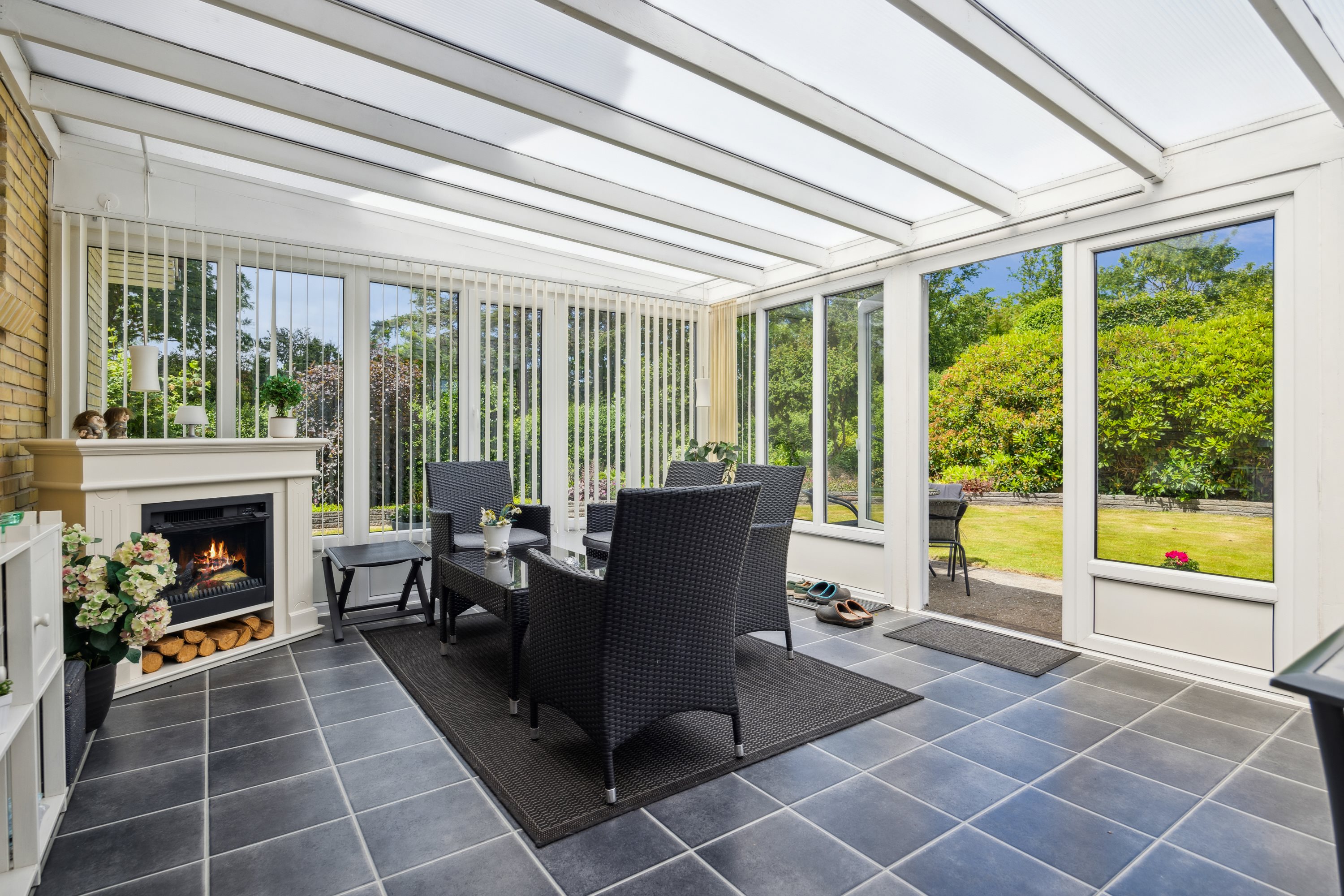 Fremhævet udestue billede i fuldskærmstilstand. Billede af Bellisvej 20, 9440 Aabybro