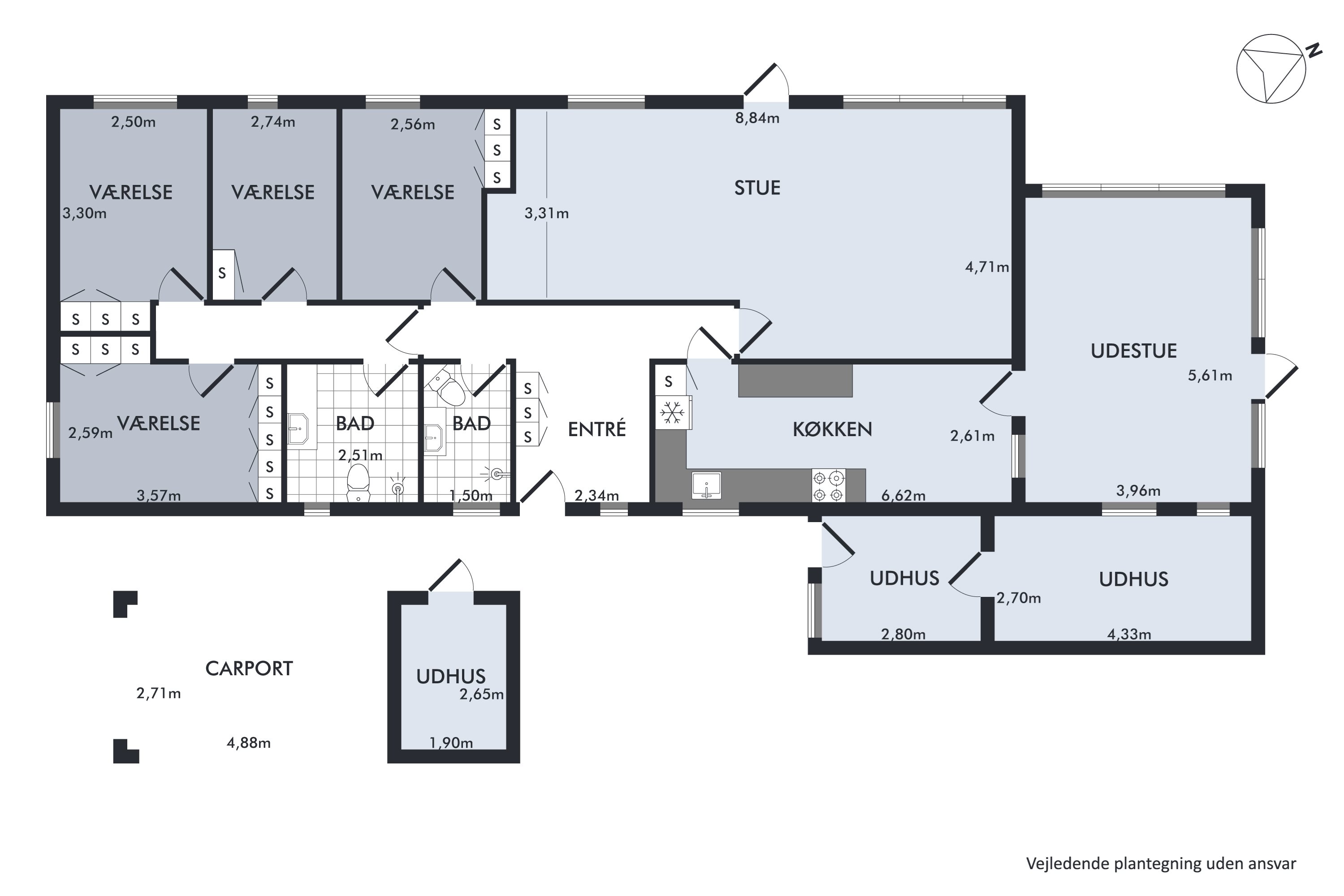 Plantegninger billede af Bellisvej 20, 9440 Aabybro