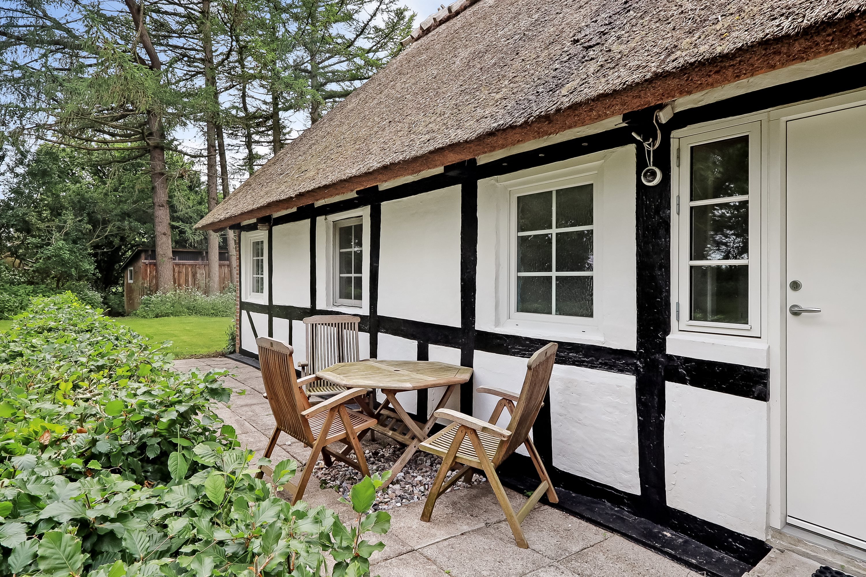 Fremhævet terrasse billede i fuldskærmstilstand. Billede af Houvej 6, Stoense Udflytter, 5953 Tranekær