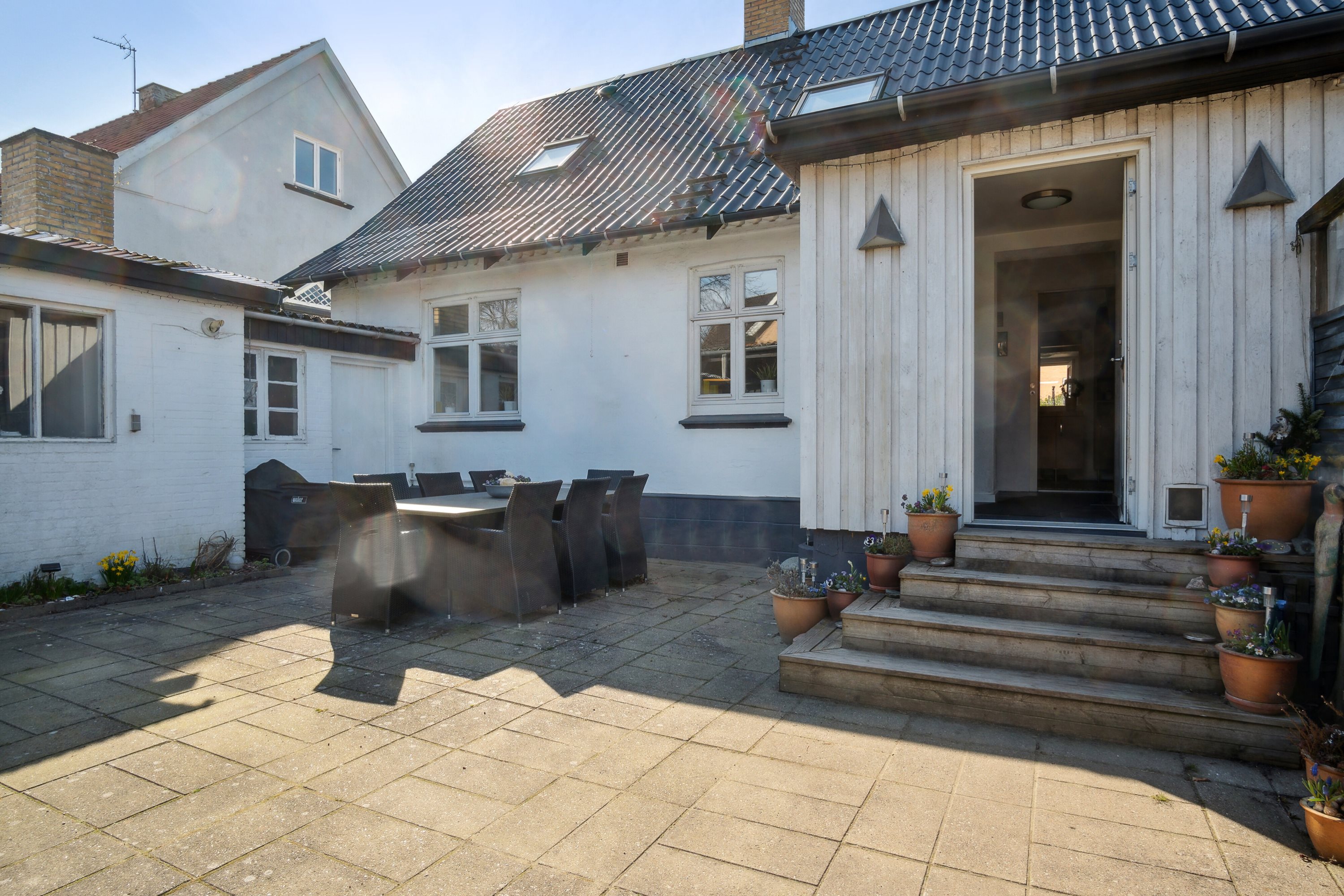 Fremhævet terrasse billede i fuldskærmstilstand. Billede af Søndergade 5, 4534 Hørve