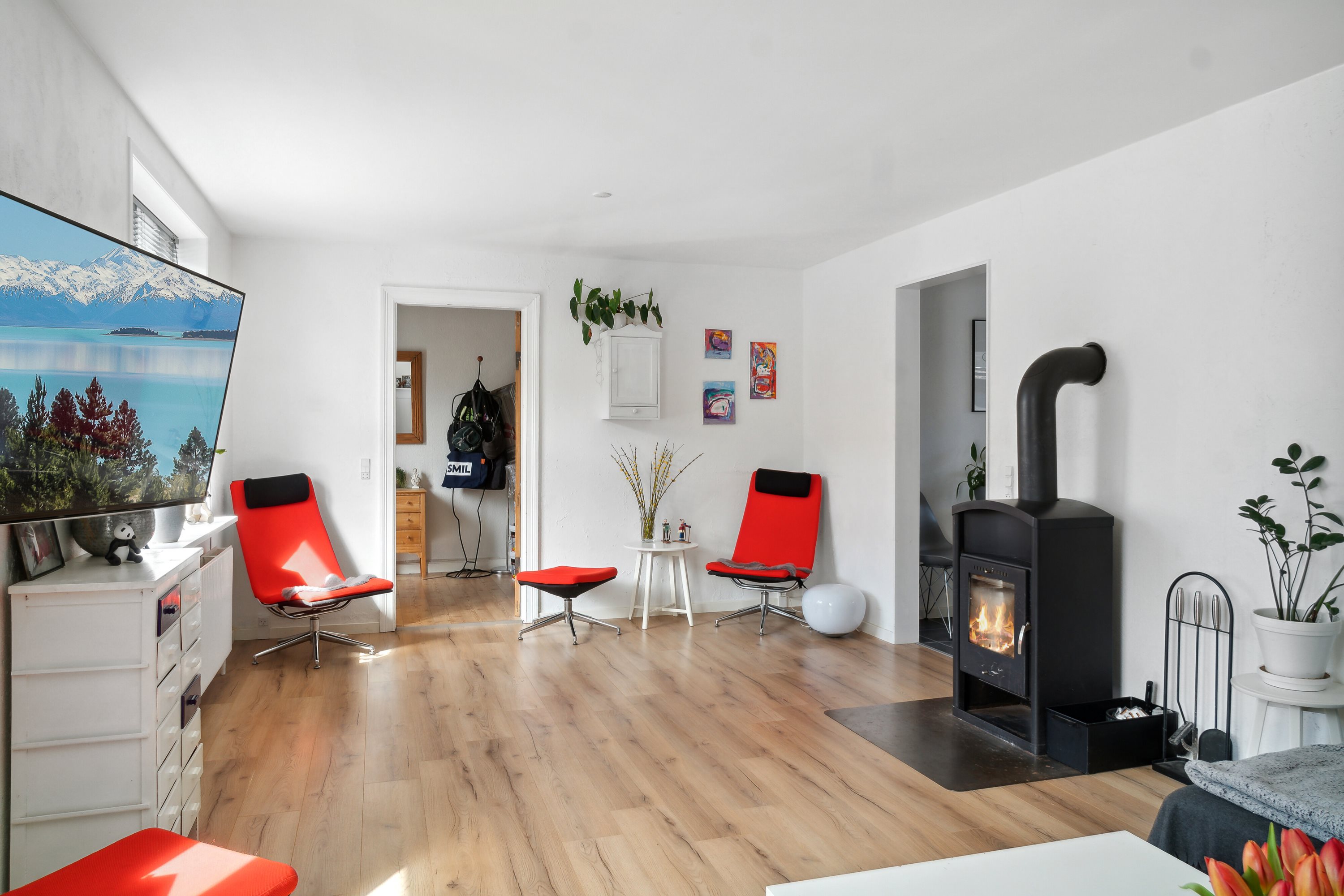 Fremhævet stue billede i fuldskærmstilstand. Billede af Søndergade 5, 4534 Hørve