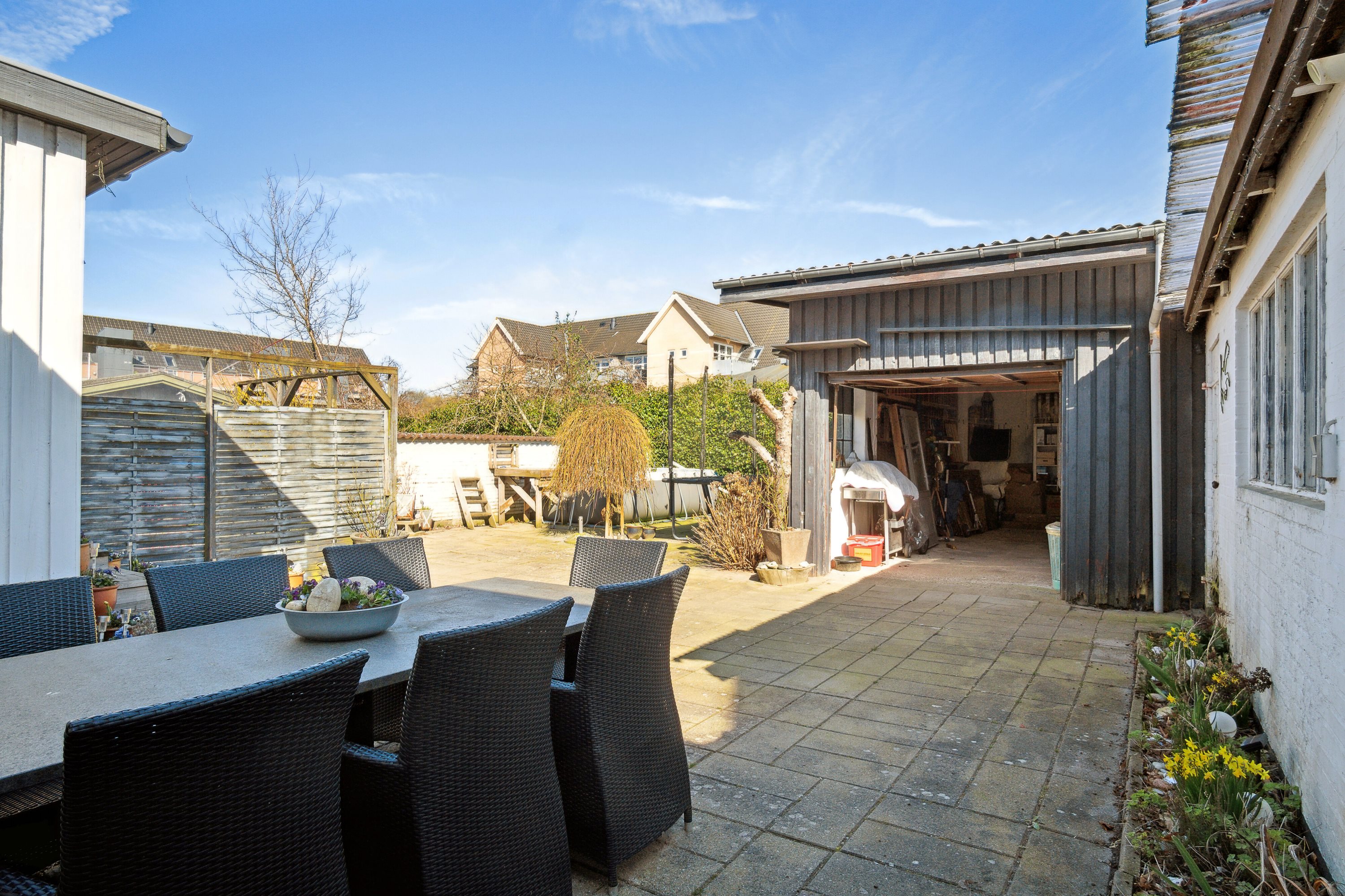 Fremhævet terrasse billede i fuldskærmstilstand. Billede af Søndergade 5, 4534 Hørve