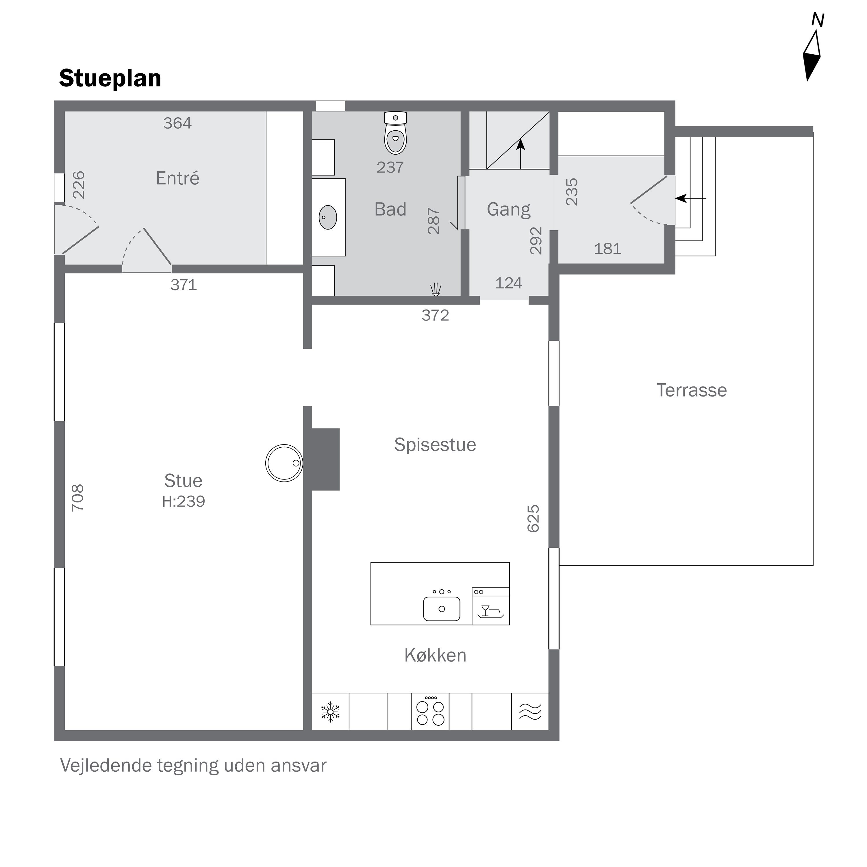 Plantegninger billede af Søndergade 5, 4534 Hørve