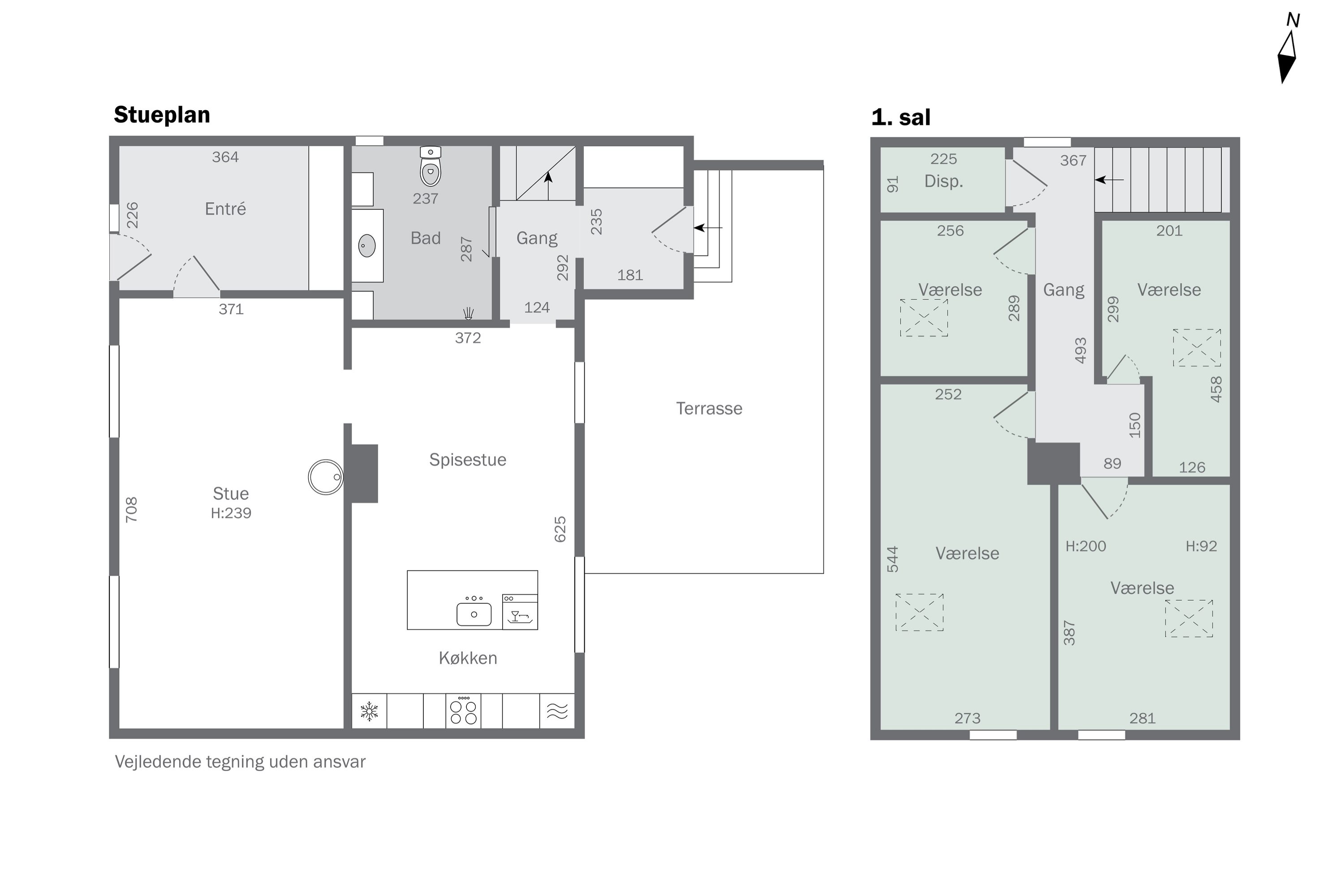 Plantegninger billede af Søndergade 5, 4534 Hørve