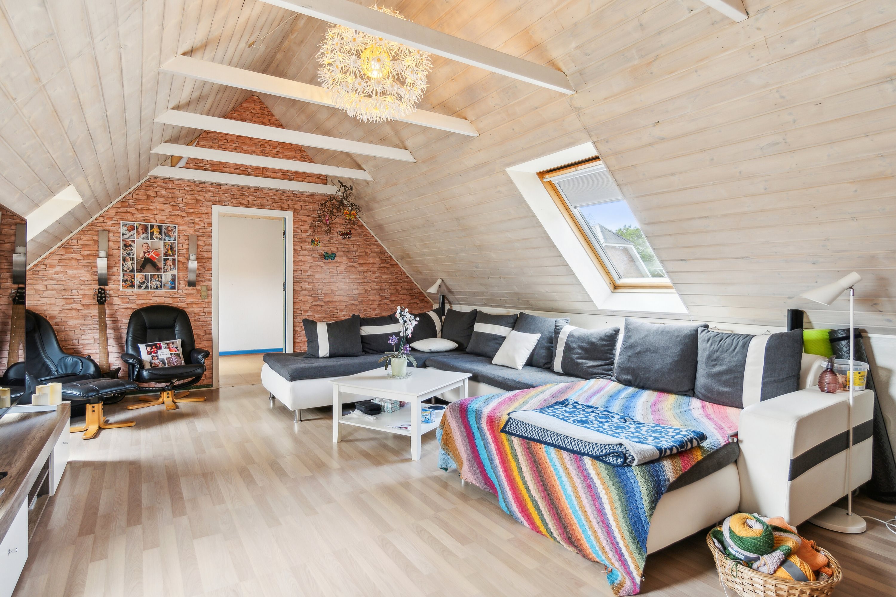 Fremhævet stue billede i fuldskærmstilstand. Billede af Ramsherred 10, Brændstrup, 6630 Rødding