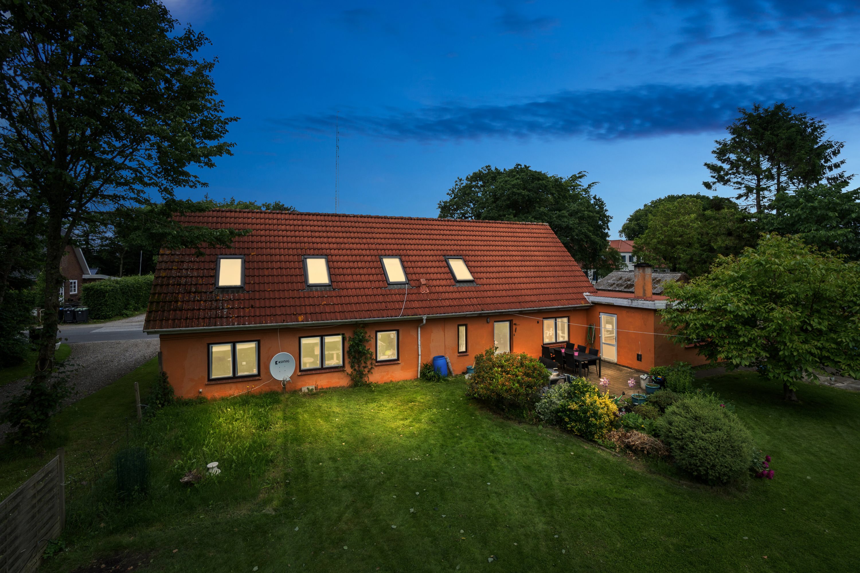Fremhævet set fra haven billede i fuldskærmstilstand. Billede af Ramsherred 10, Brændstrup, 6630 Rødding