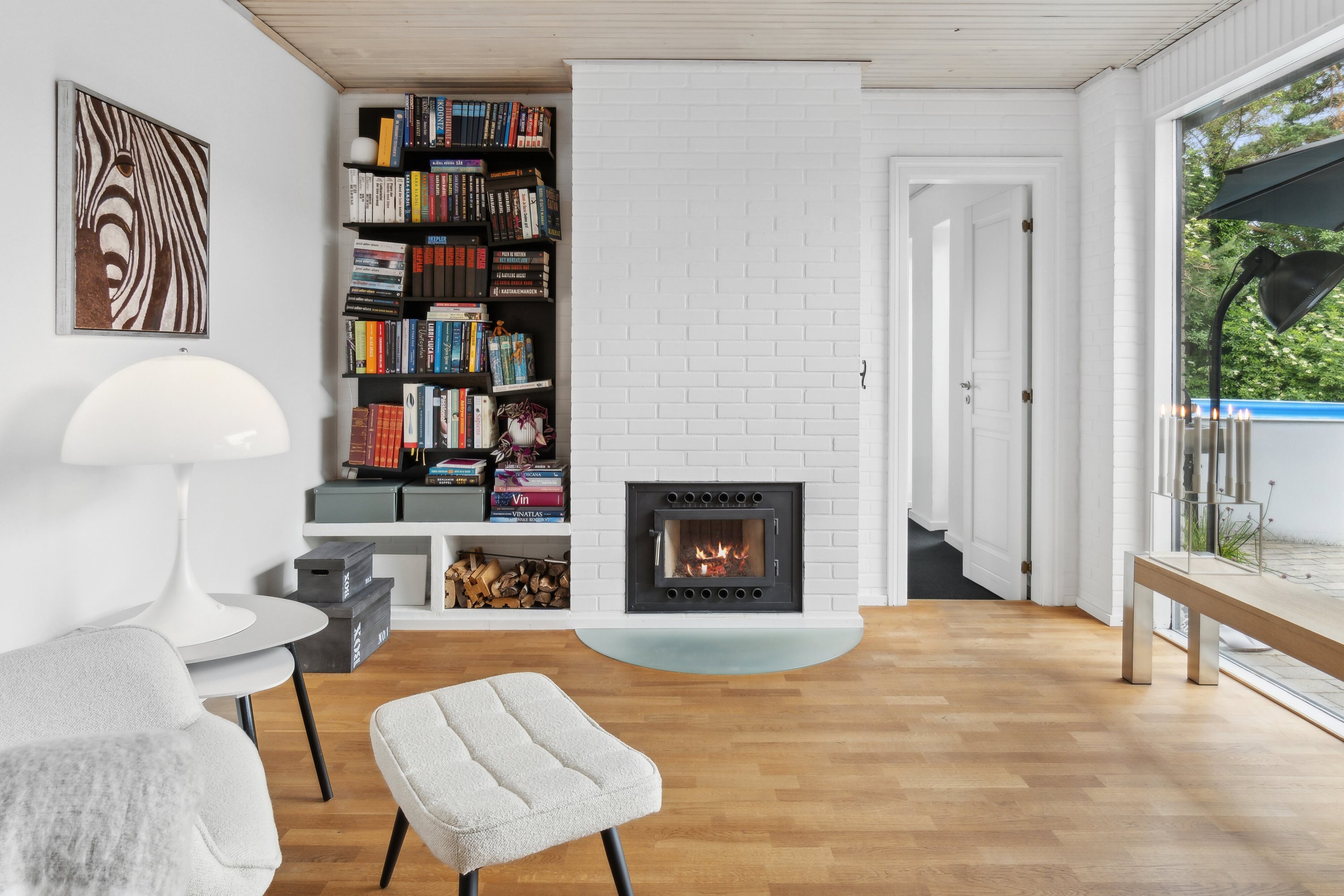 Fremhævet stue billede i fuldskærmstilstand. Billede af Odinsvej 28, Allerup, 4300 Holbæk