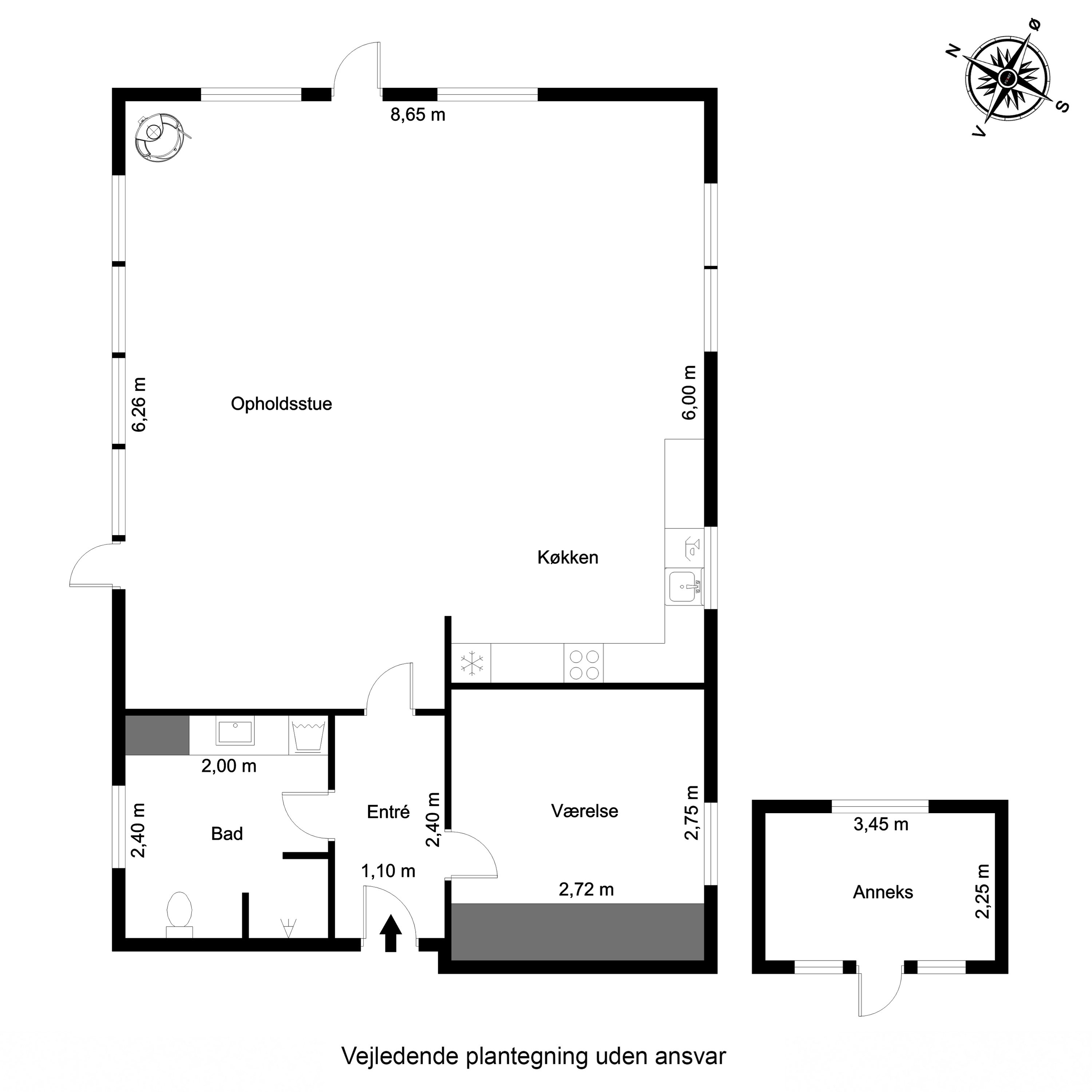 Plantegninger billede af Kamsbjerghuse 19, 5330 Munkebo