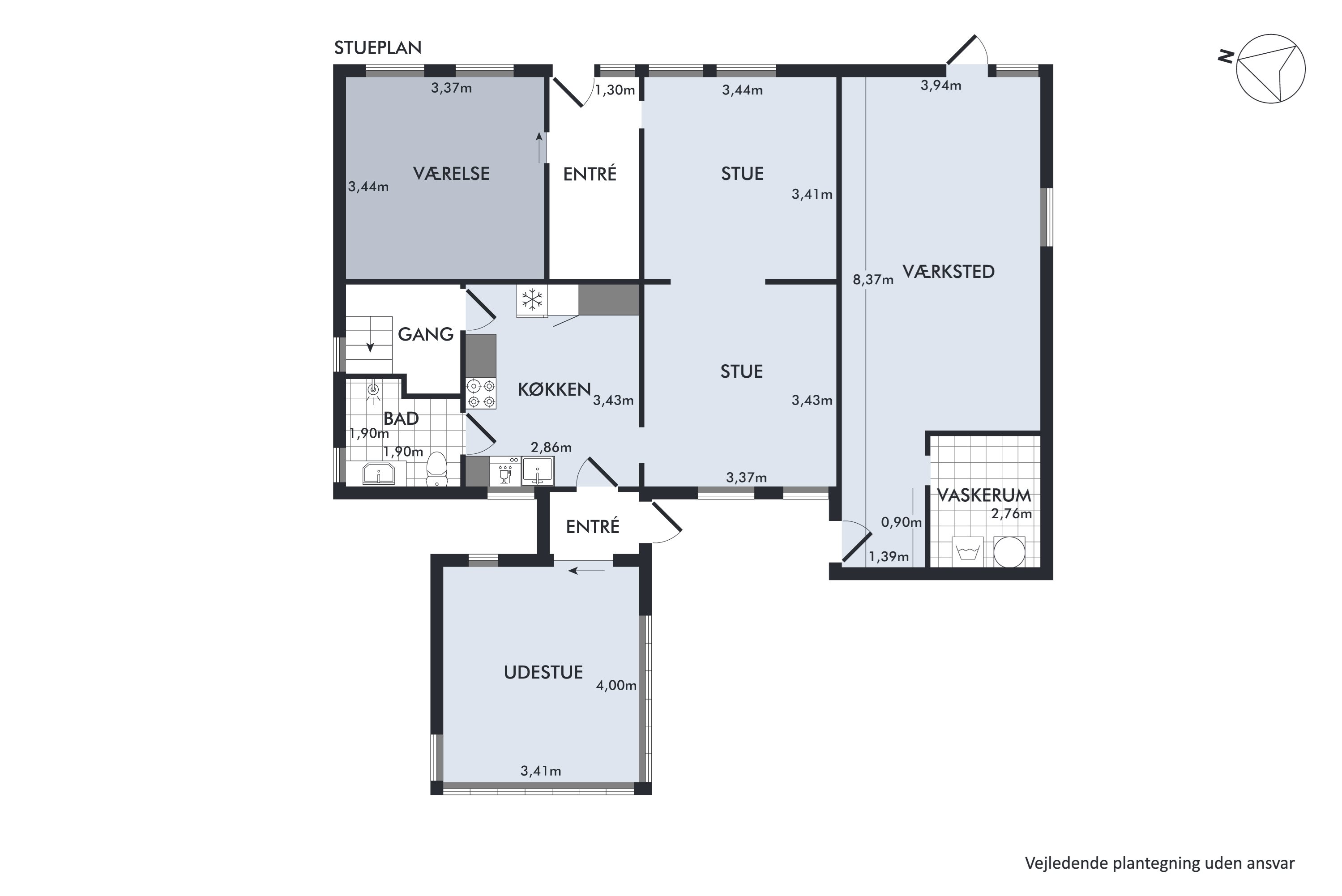 Plantegninger billede af Søndervej 44, Brobyværk, 5672 Broby