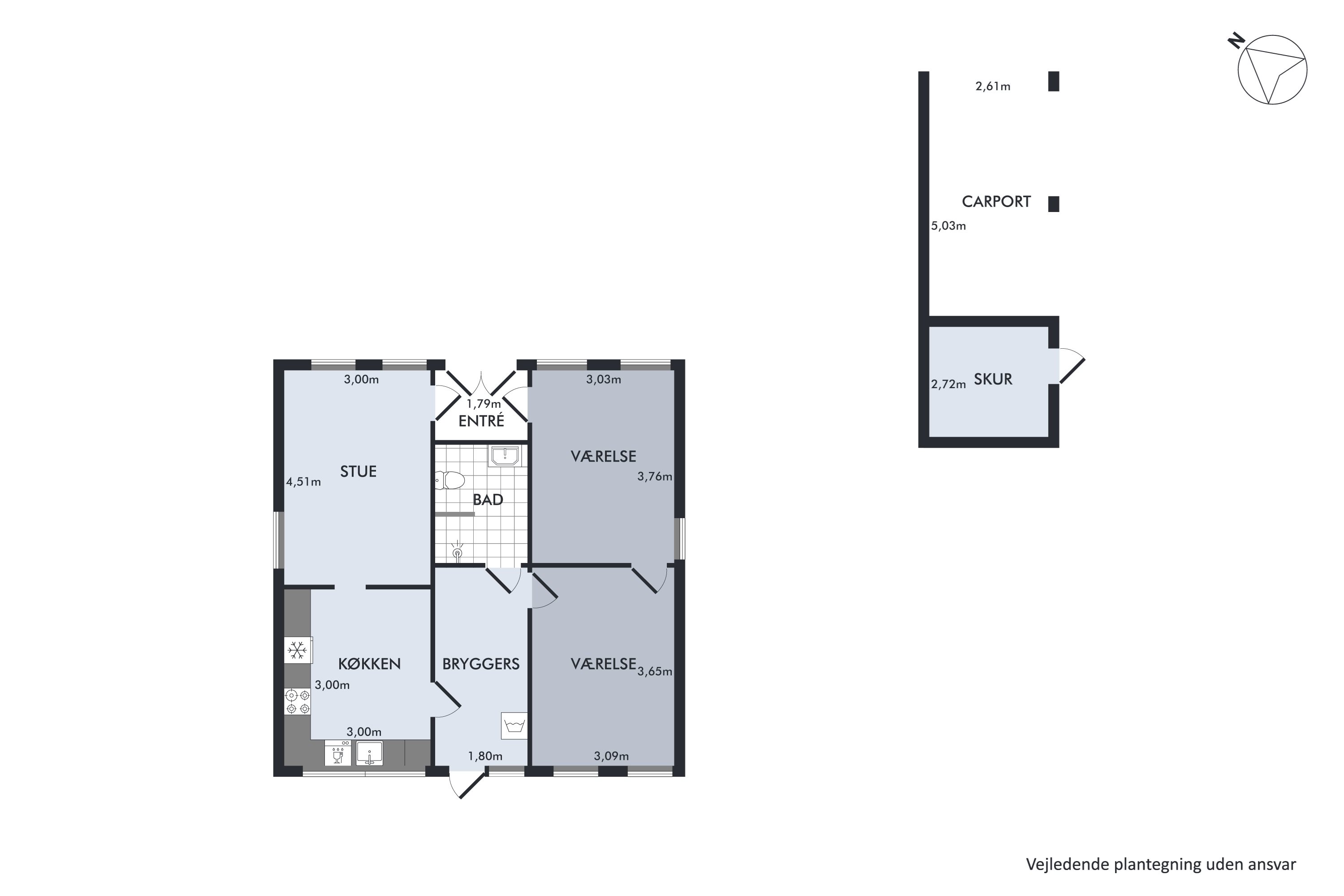 Plantegninger billede af Søndervej 52, Brobyværk, 5672 Broby