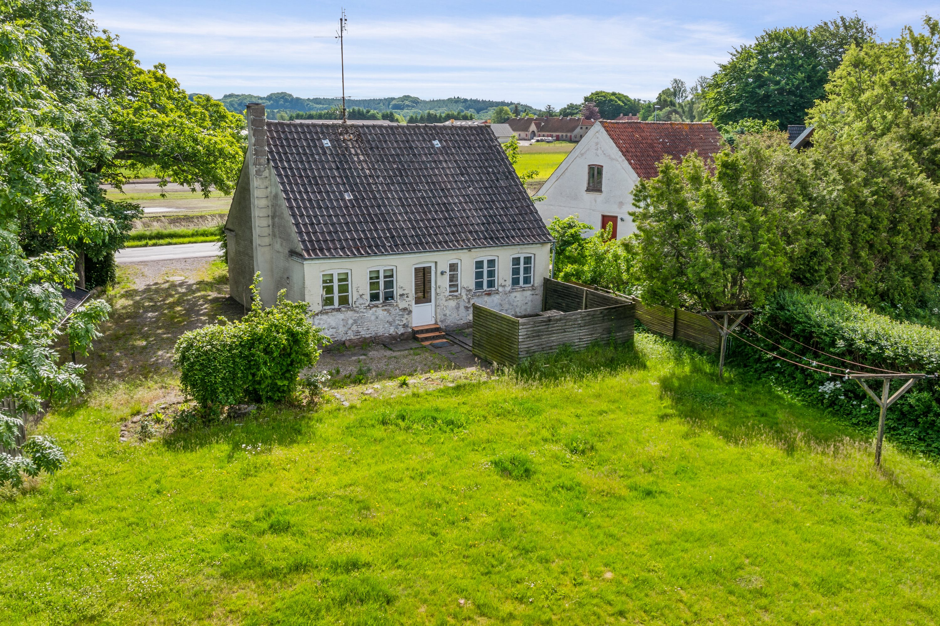 Fremhævet luftfoto billede i fuldskærmstilstand. Billede af Søndervej 52, Brobyværk, 5672 Broby