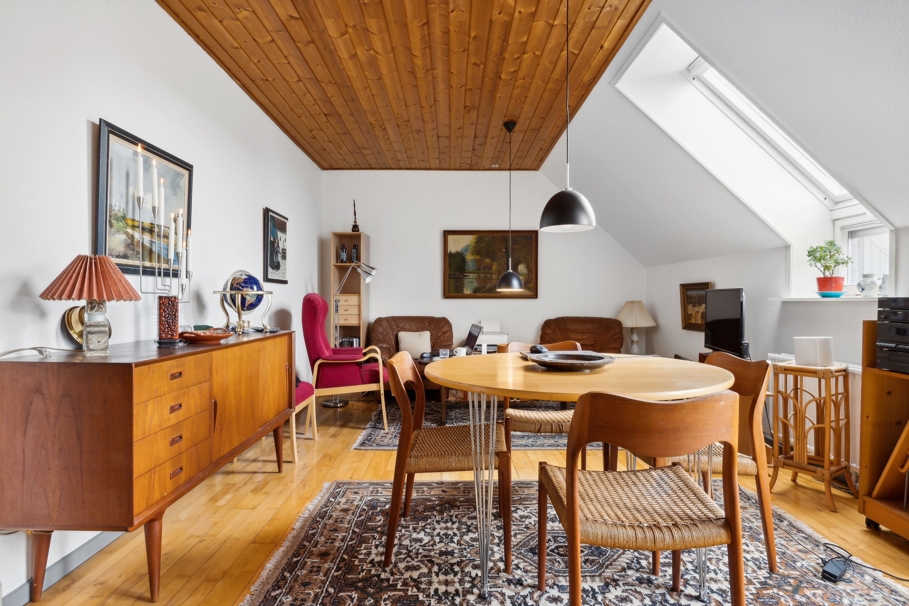 Fremhævet spisestue billede i fuldskærmstilstand. Billede af Torvegade 6A, 2. th., 9870 Sindal